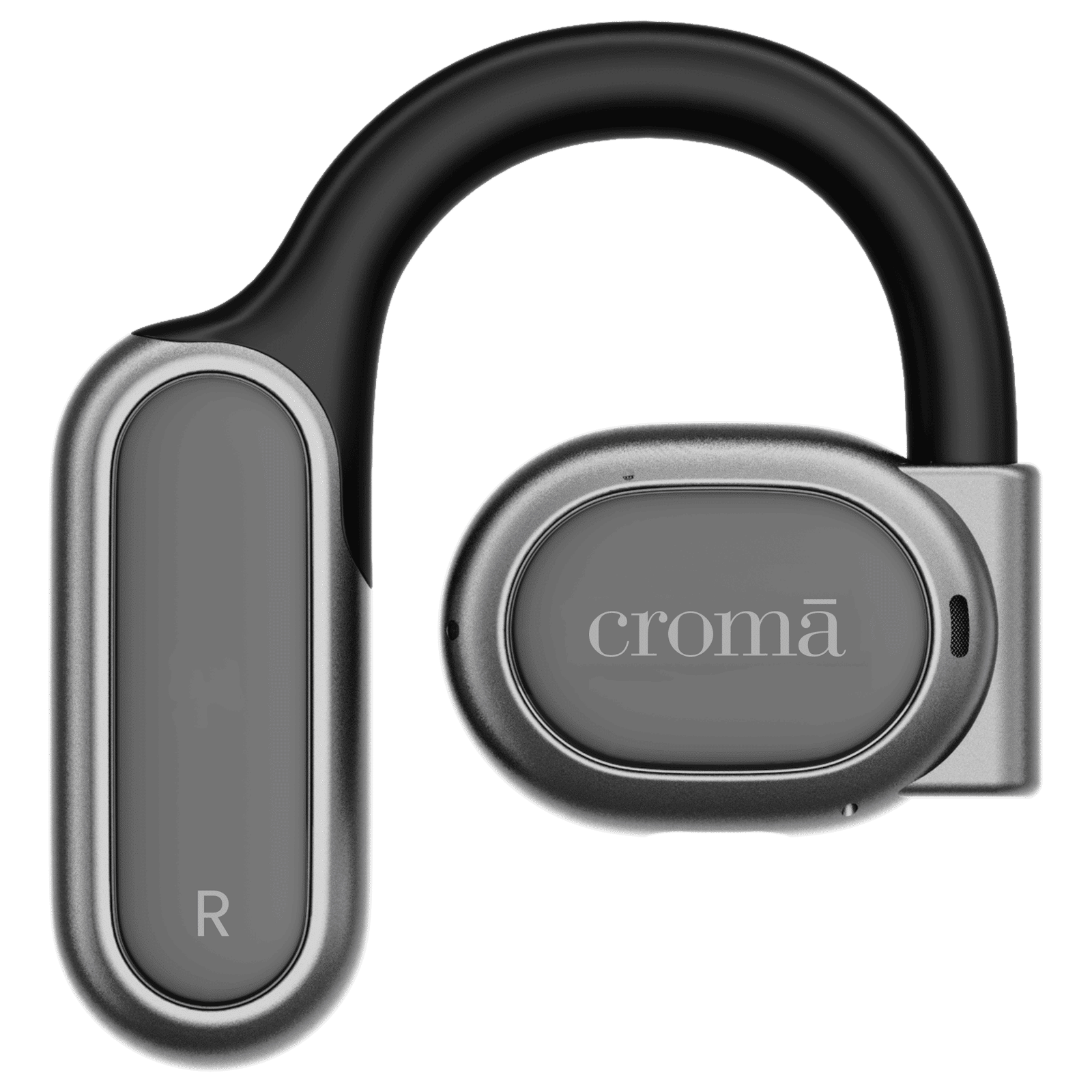 Croma TWS Earbuds (IPX4 Water & Sweat Resistant, Air conduction Technology, Black)_3