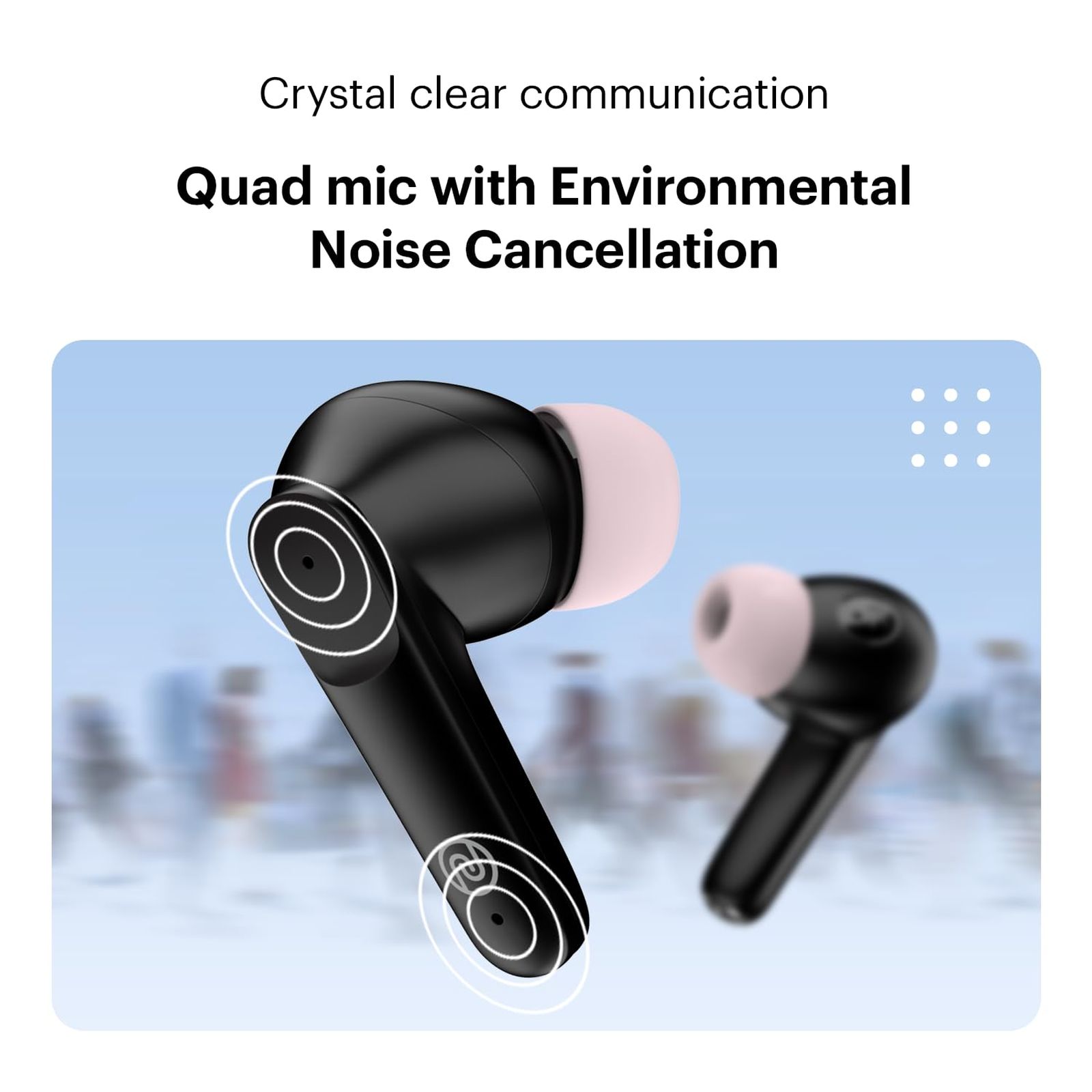 noise Buds VS104 TWS Earbuds with Environmental Noise Cancellation (IPX5 Water Resistant, Fast Charging, Charcoal Black)_9