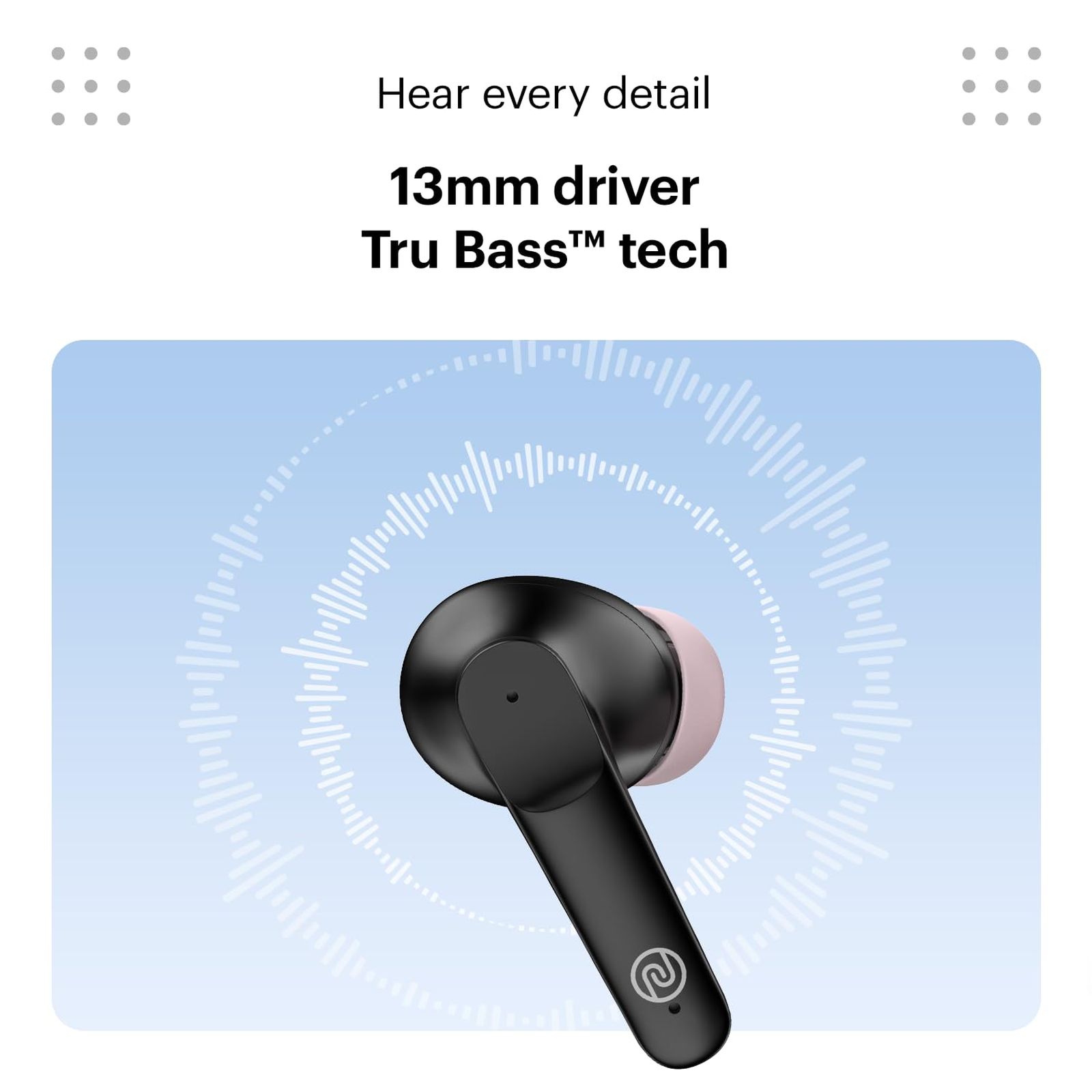 noise Buds VS104 TWS Earbuds with Environmental Noise Cancellation (IPX5 Water Resistant, Fast Charging, Charcoal Black)_7