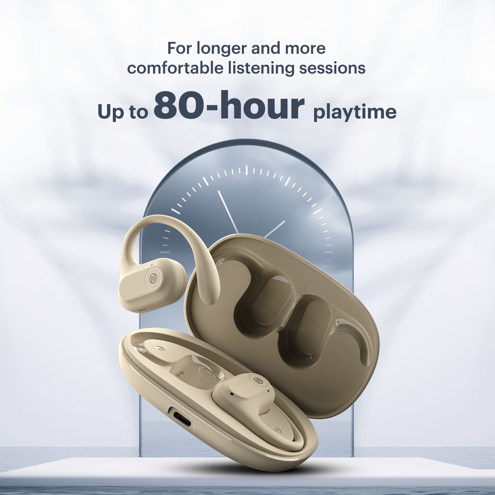 noise Pure Pods TWS Earbuds with Environmental Noise Cancellation (IPX5 Water Resistant, Instacharge, Zen Beige)_6