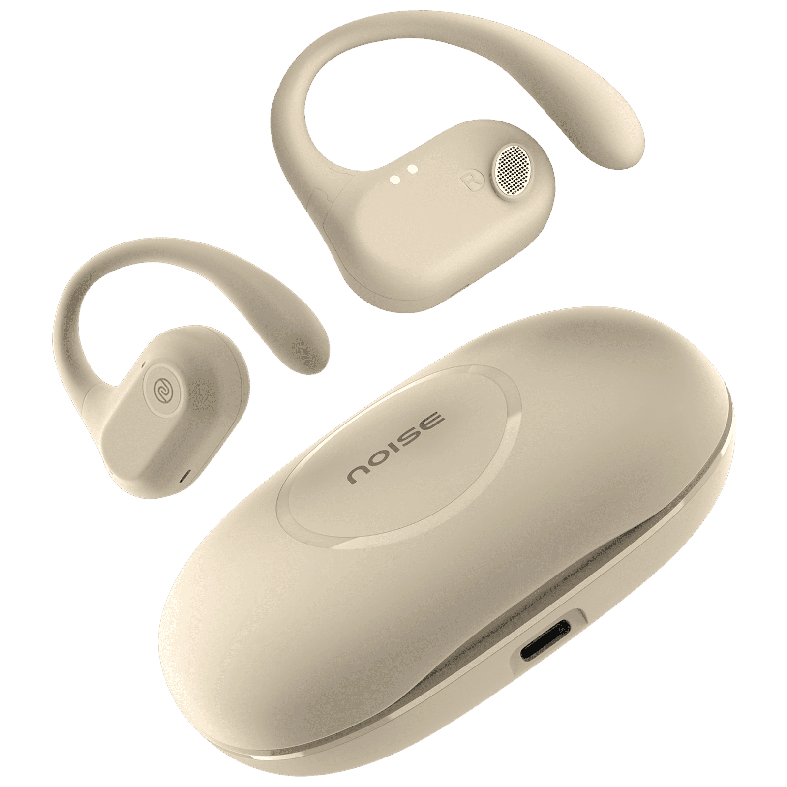 noise Pure Pods TWS Earbuds with Environmental Noise Cancellation (IPX5 Water Resistant, Instacharge, Zen Beige)_1