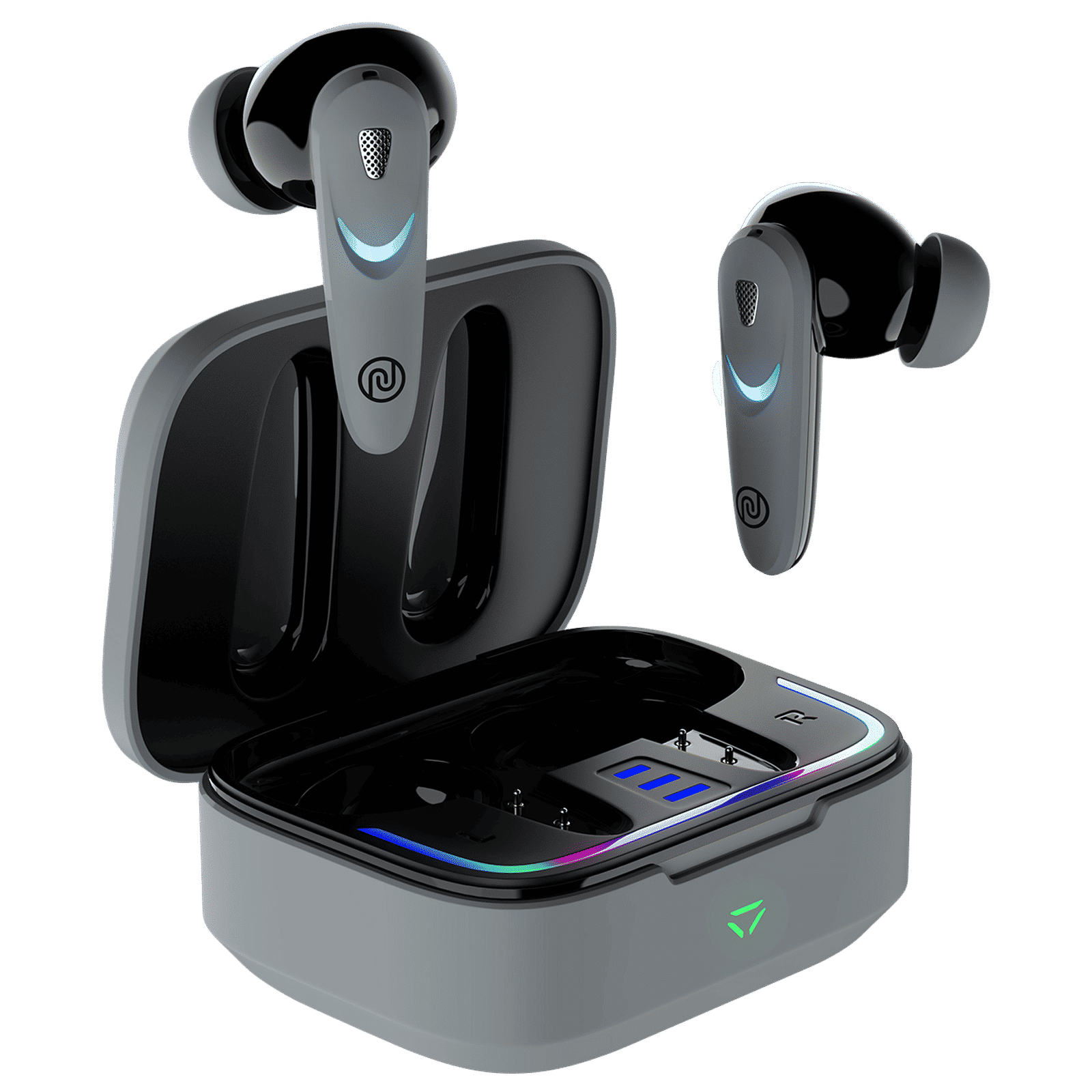 noise Buds Combat X TWS Earbuds with Environmental Noise Cancellation (IPX5 Water Resistant, Instacharge, Shadow Grey) noise Buds Combat X TWS Earbuds with Environmental Noise Cancellation (IPX5 Water Resistant, Instacharge, Shadow Grey)_1