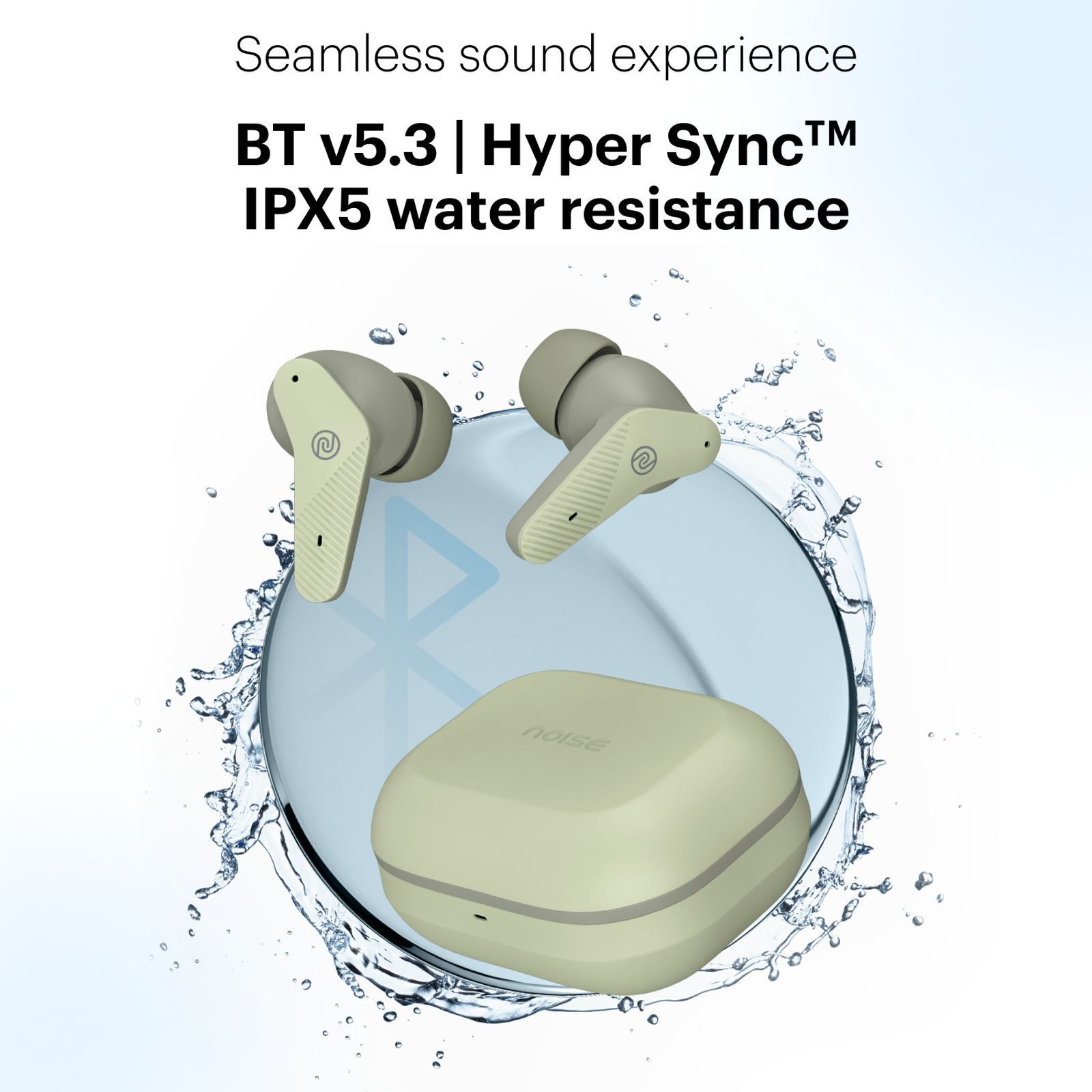 noise Buds VS102 Neo TWS Earbuds with Environmental Noise Cancellation (IPX5 Water Resistant, Instacharge, Olive Green)_6