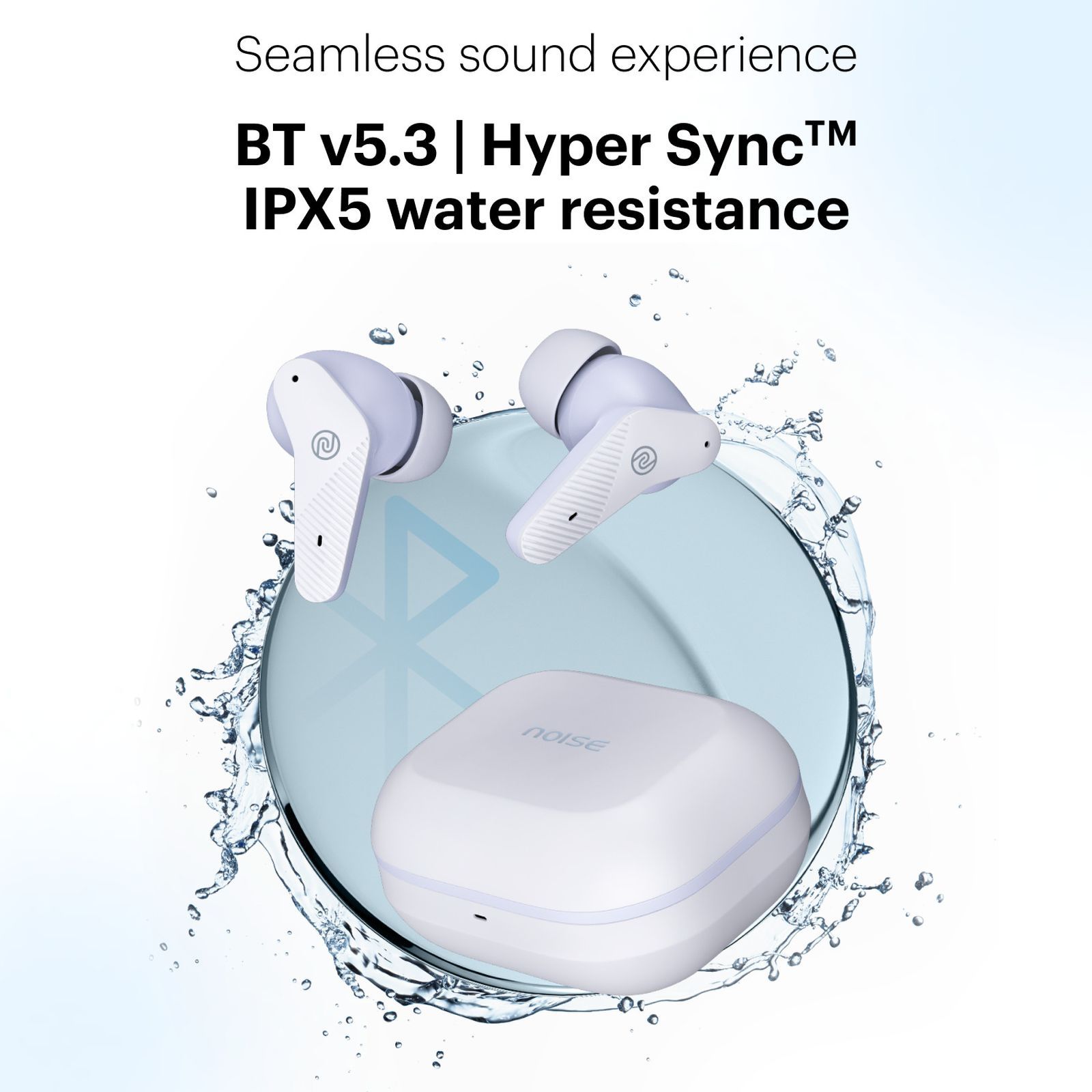 noise Buds VS102 Neo TWS Earbuds with Environmental Noise Cancellation (IPX5 Water Resistant, Instacharge, Soft Lilac)_6