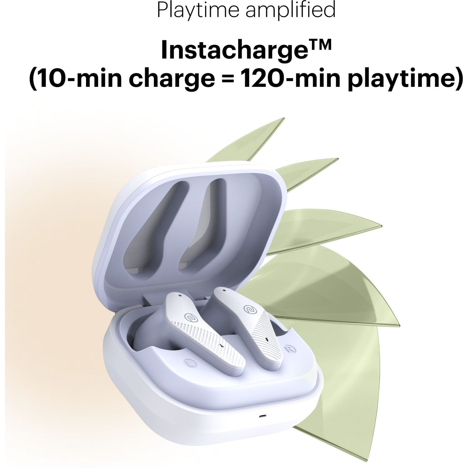 noise Buds VS102 Neo TWS Earbuds with Environmental Noise Cancellation (IPX5 Water Resistant, Instacharge, Soft Lilac)_5