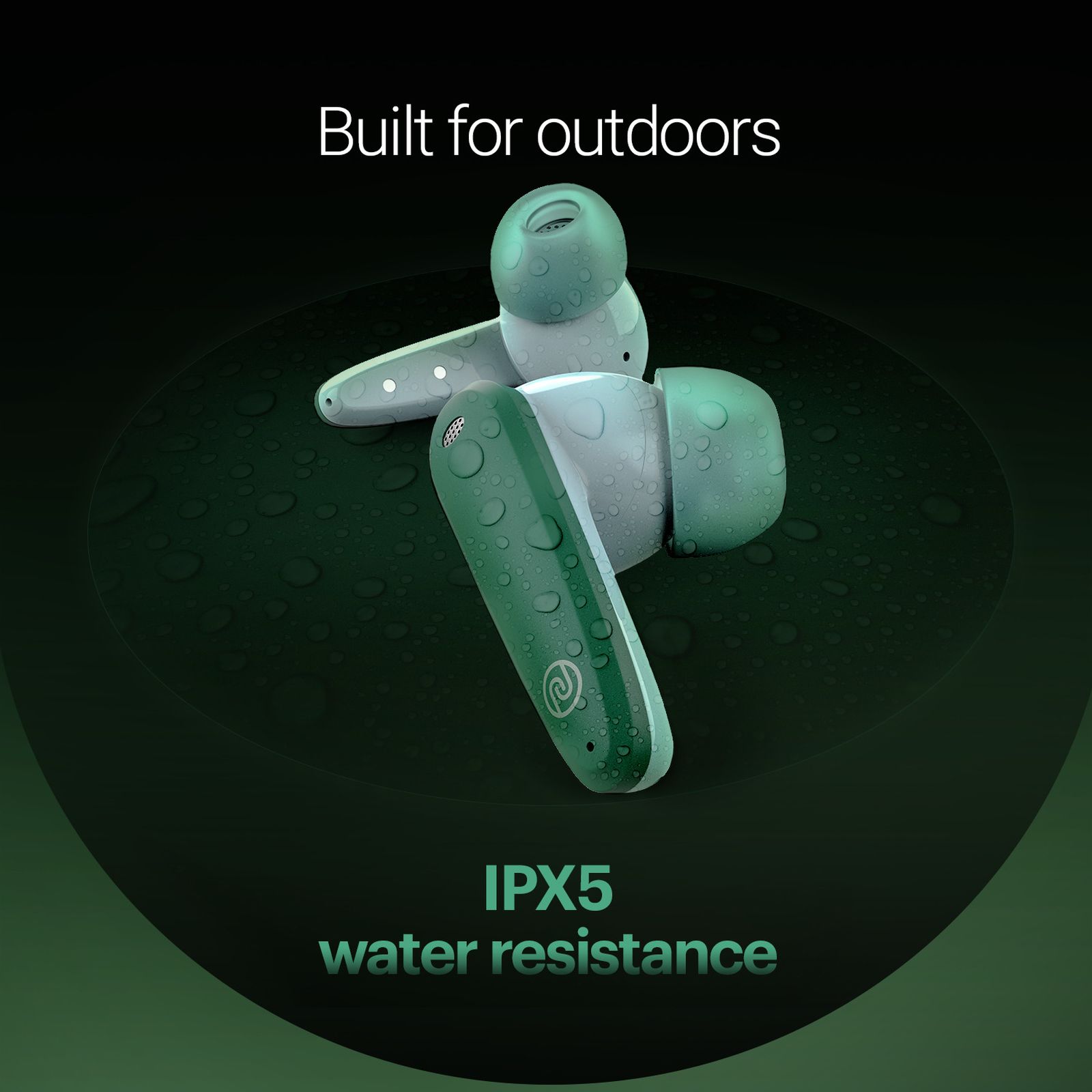 noise Buds VS404 TWS Earbuds with Environmental Noise Cancellation (IPX5 Water Resistant, Instacharge, Forest Green)_10