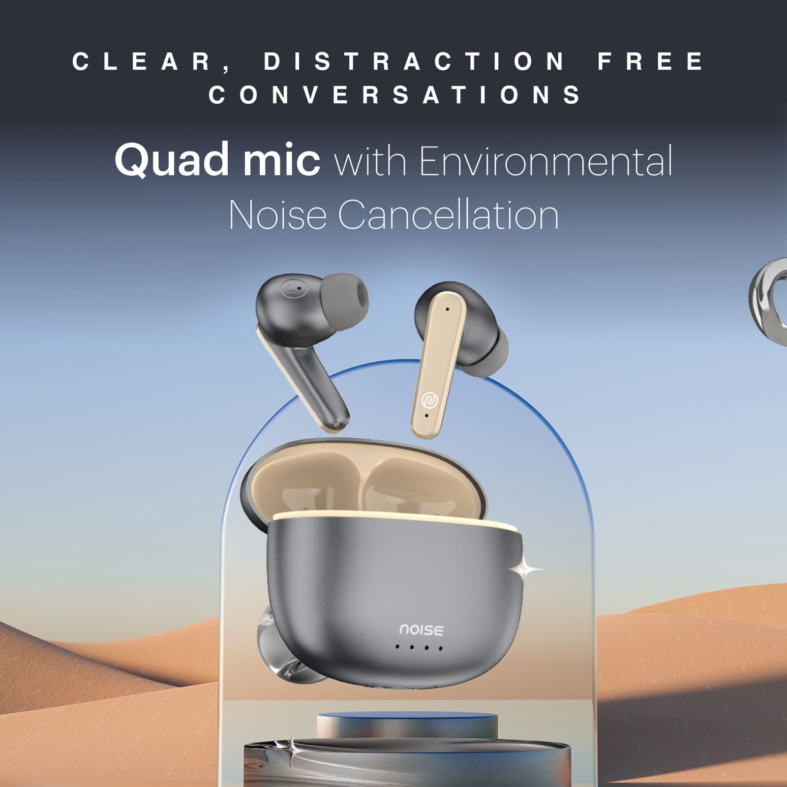 noise Buds VS104 Max TWS Earbuds with Active Noise Cancellation (IPX5 Water Resistant, Instacharge, Silver Grey) noise Buds VS104 Max TWS Earbuds with Active Noise Cancellation (IPX5 Water Resistant, Instacharge, Silver Grey)_6