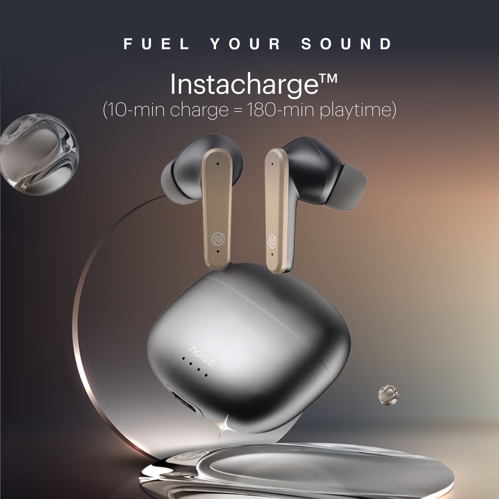 noise Buds VS104 Max TWS Earbuds with Active Noise Cancellation (IPX5 Water Resistant, Instacharge, Silver Grey) noise Buds VS104 Max TWS Earbuds with Active Noise Cancellation (IPX5 Water Resistant, Instacharge, Silver Grey)_7