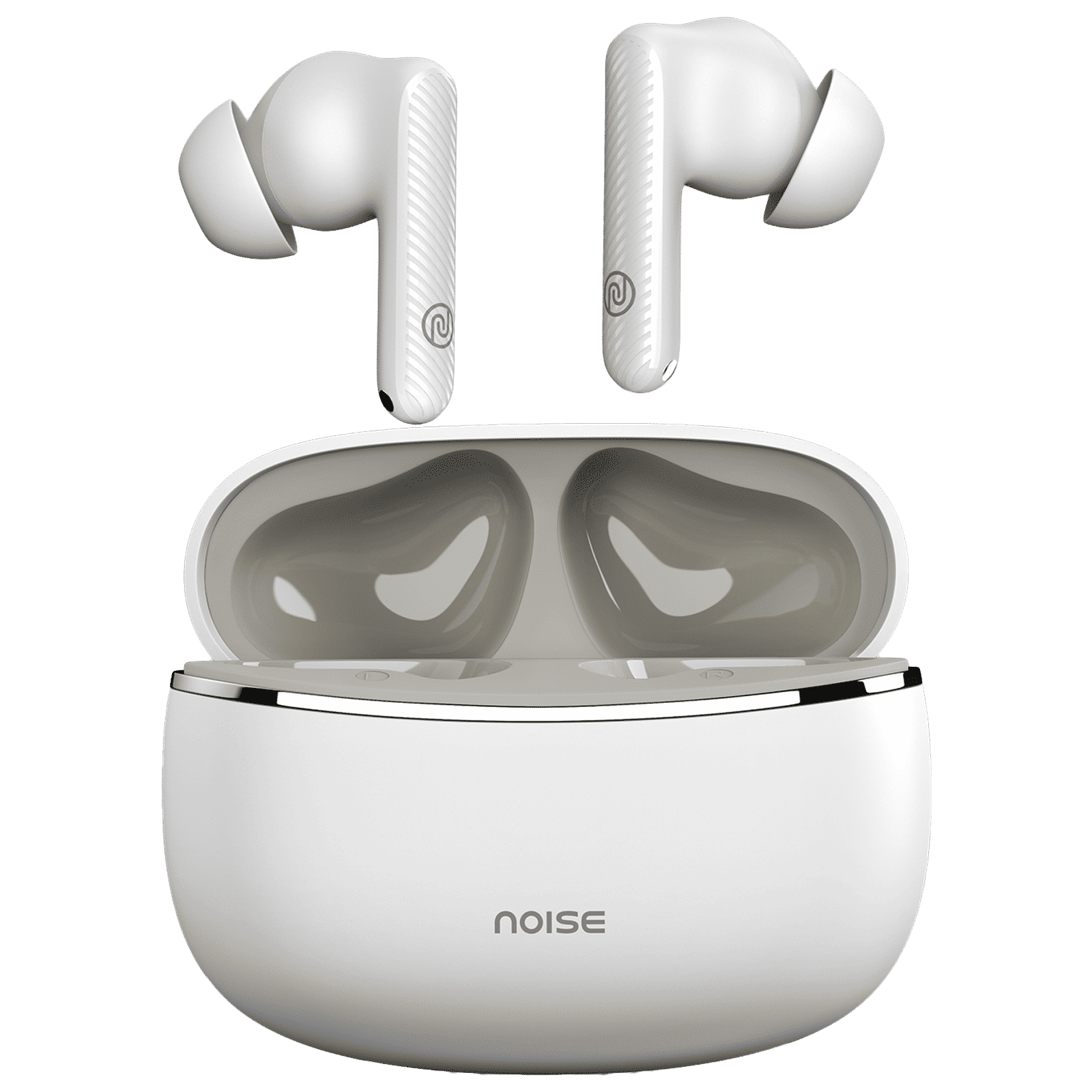 noise Aura Buds TWS Earbuds with Environmental Noise Cancellation (IPX5 Water Resistant, Instacharge, Aura White)_1