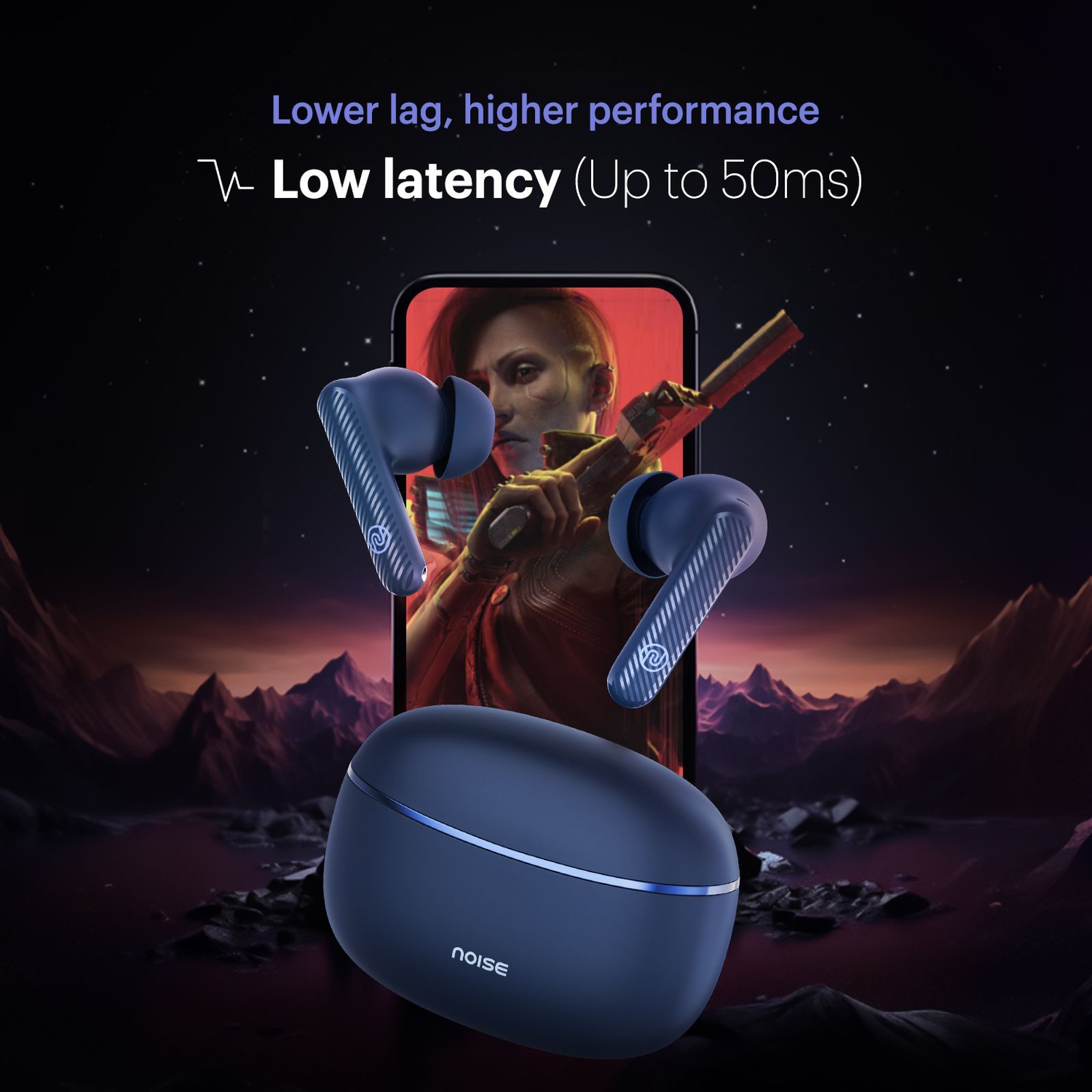 noise Aura Buds TWS Earbuds with Environmental Noise Cancellation (IPX5 Water Resistant, Instacharge, Aura Blue)_8