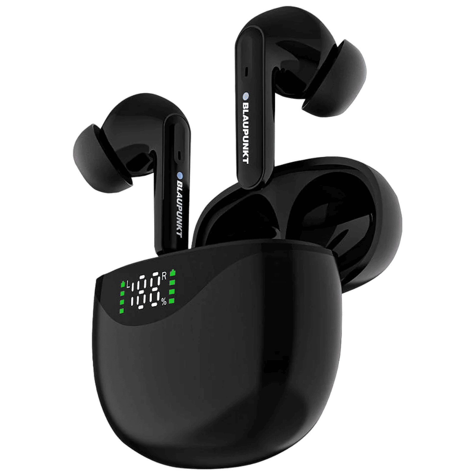 BLAUPUNKT BTW20 TWS Earbuds (IPX5 Water & Sweat Resistant, Turbovolt Charging, Black) BLAUPUNKT BTW20 TWS Earbuds (IPX5 Water & Sweat Resistant, Turbovolt Charging, Black)_1