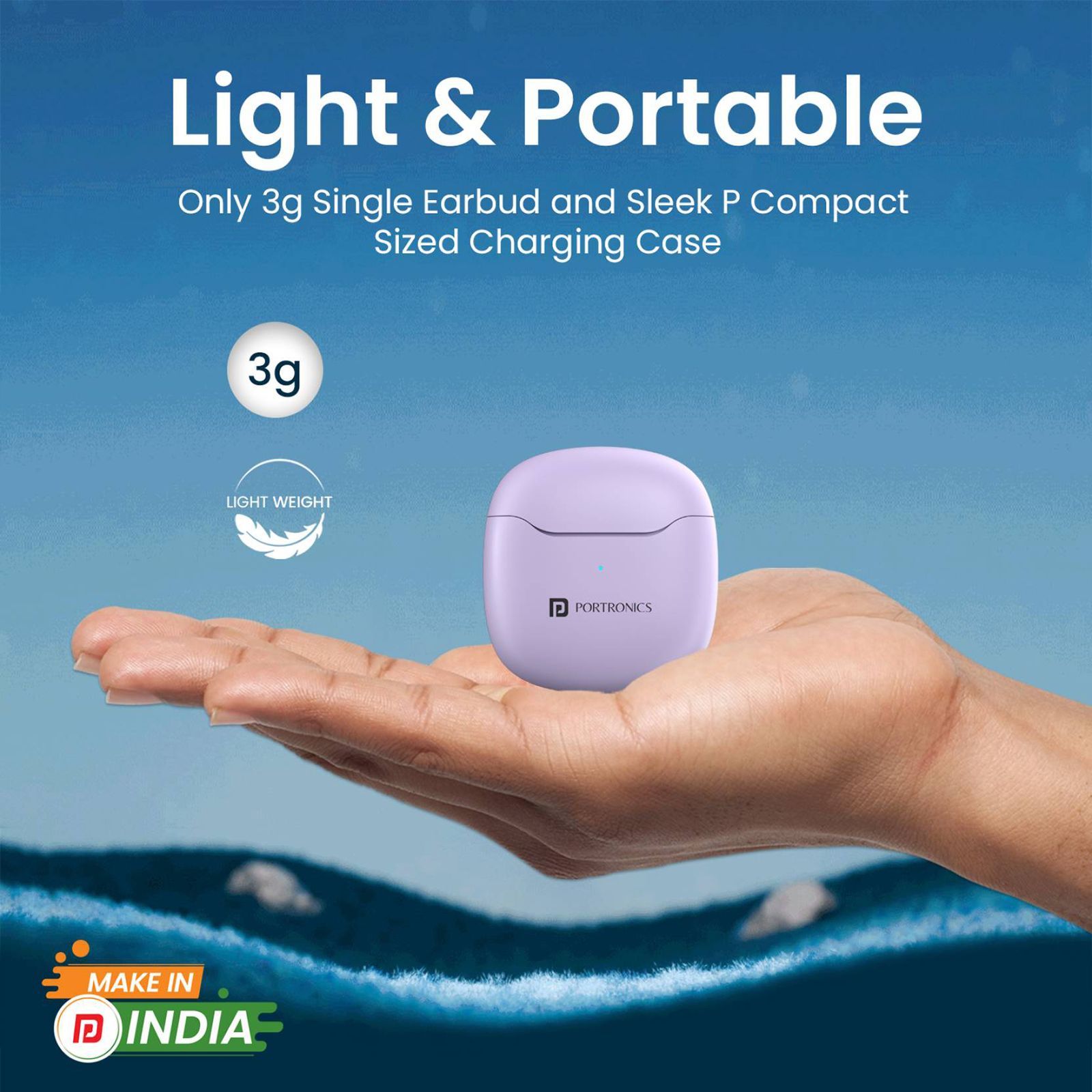 PORTRONICS Harmonics Twins S12 POR2390 TWS Earbuds (IPX5 Water & Sweat Resistant, Deep Bass Technology, Purple)_7