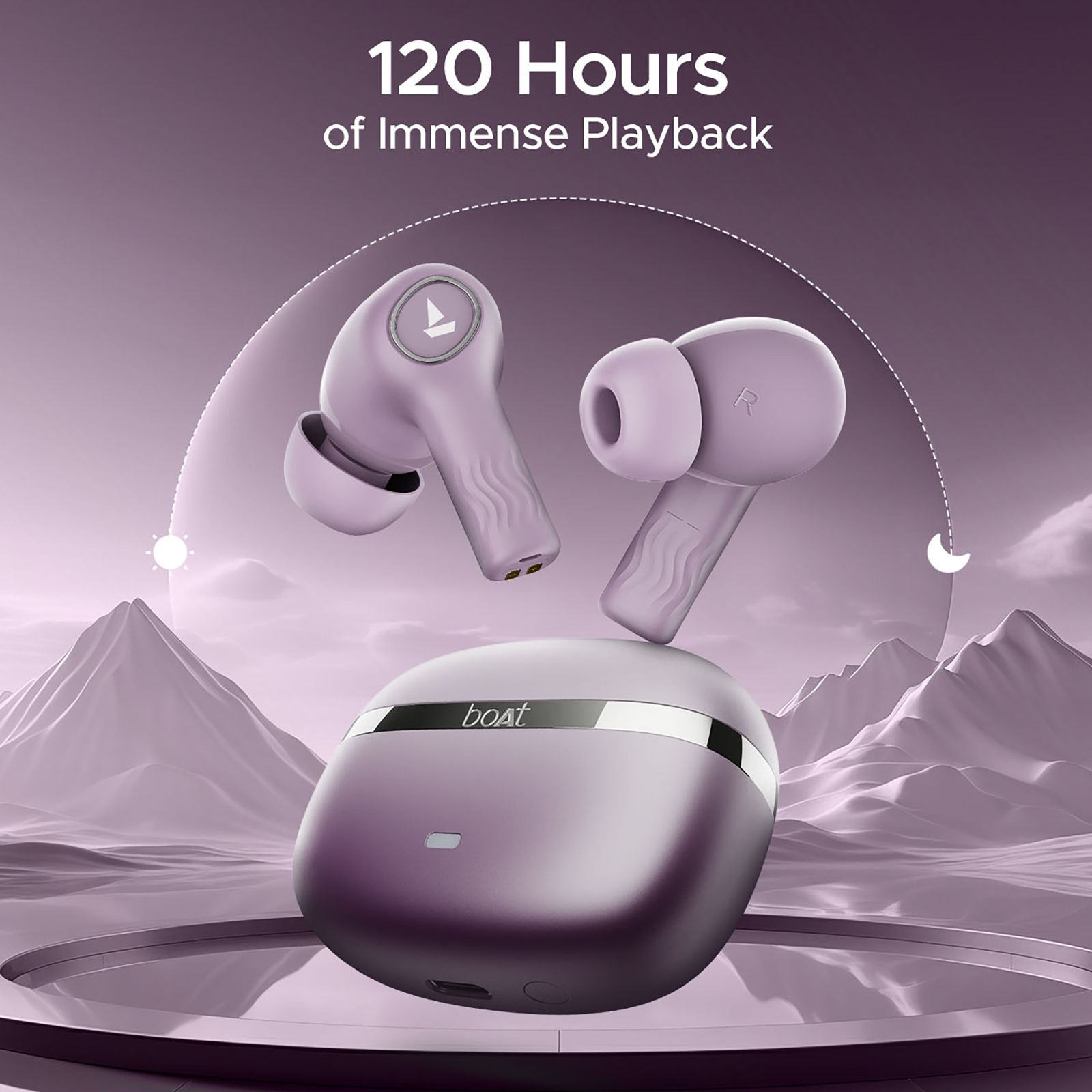 boAt Nirvana Ion TWS Earbuds with Active Noise Cancellation (IPX4 Water & Sweat Resistant, ASAP Charging, Rose Quartz)_14