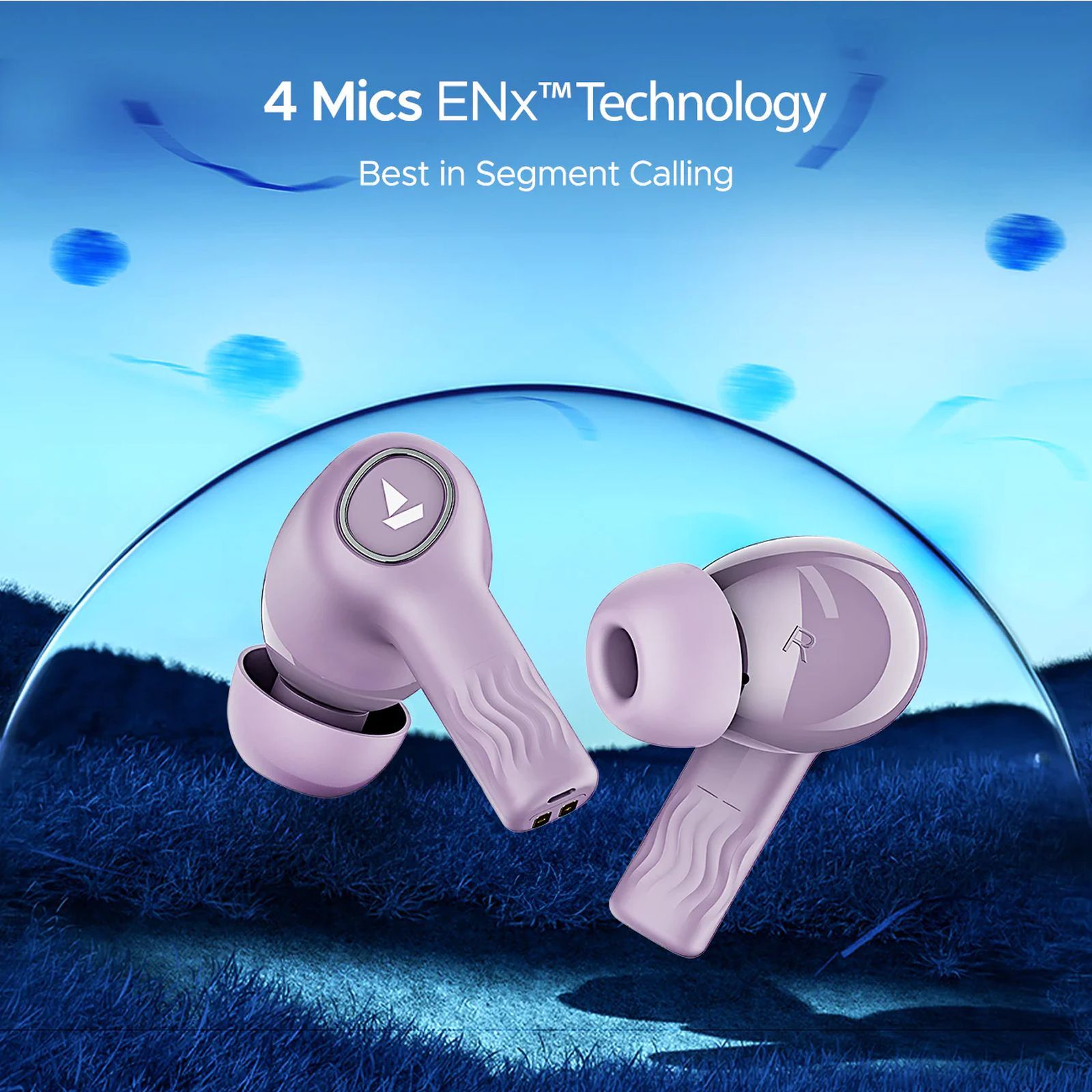boAt Nirvana Ion TWS Earbuds with Active Noise Cancellation (IPX4 Water & Sweat Resistant, ASAP Charging, Rose Quartz)_3