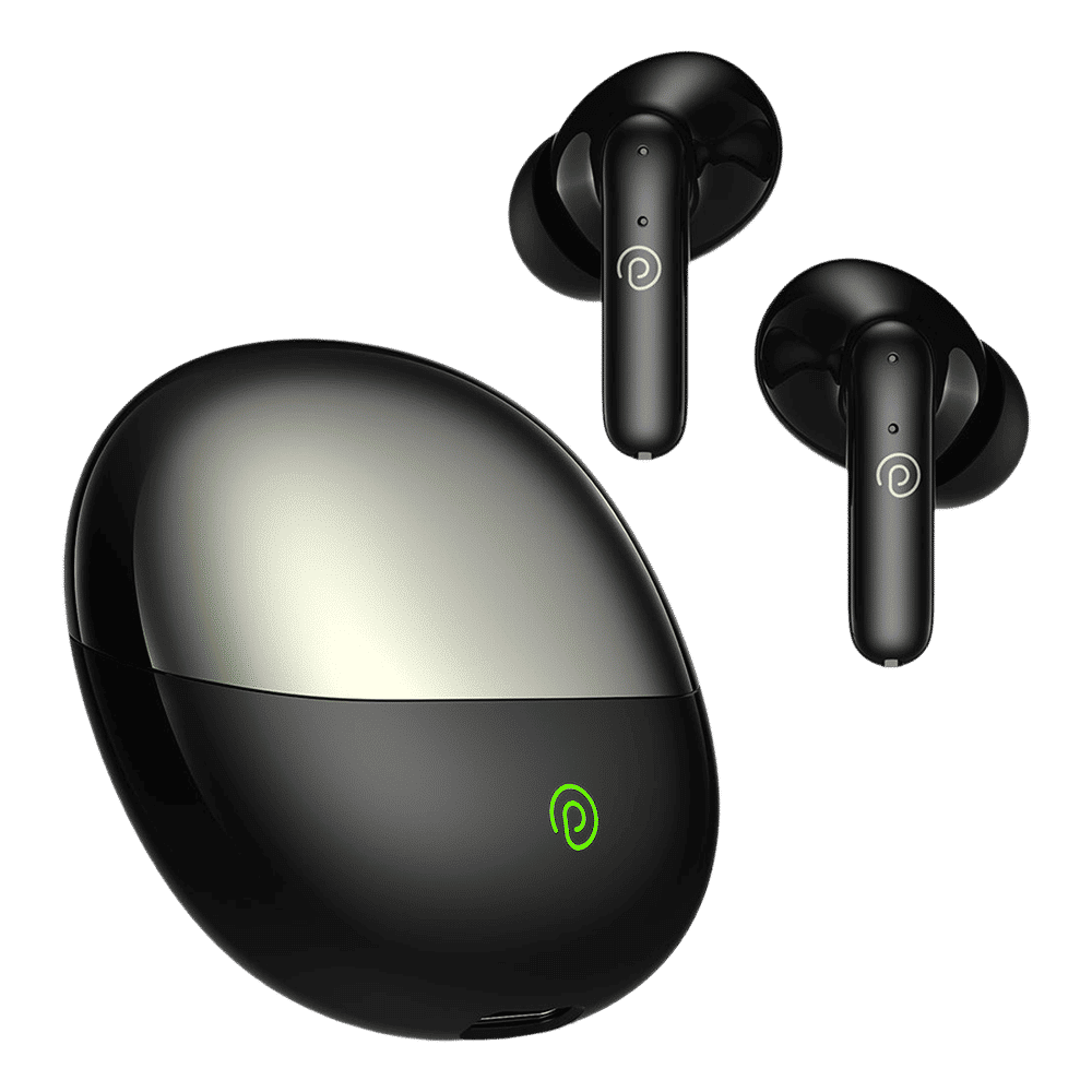 pTron Zenbuds Evo TWS Earbuds with Environmental Noise Cancellation (IPX5 Water Resistant, Immersive Stereo Sound, Black)_3