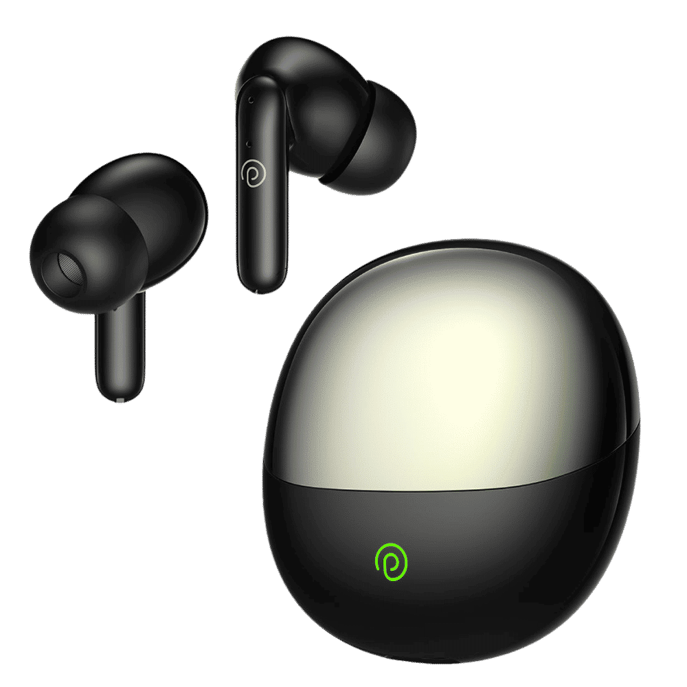 pTron Zenbuds Evo TWS Earbuds with Environmental Noise Cancellation (IPX5 Water Resistant, Immersive Stereo Sound, Black)_4