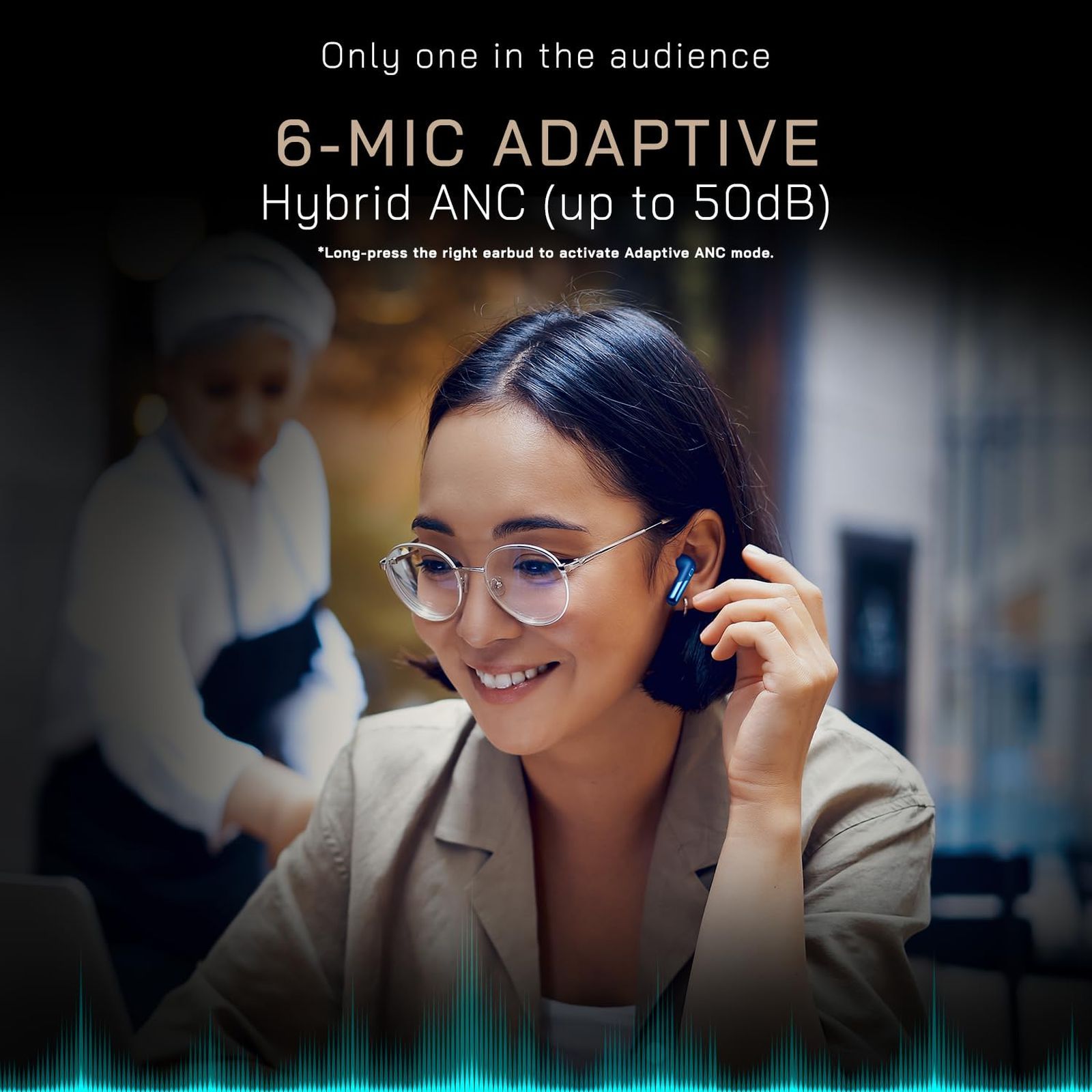 noise Buds Xero TWS Earbuds with Active Noise Cancellation (IPX5 Water Resistant, Dual Device Pairing, Beige)_9