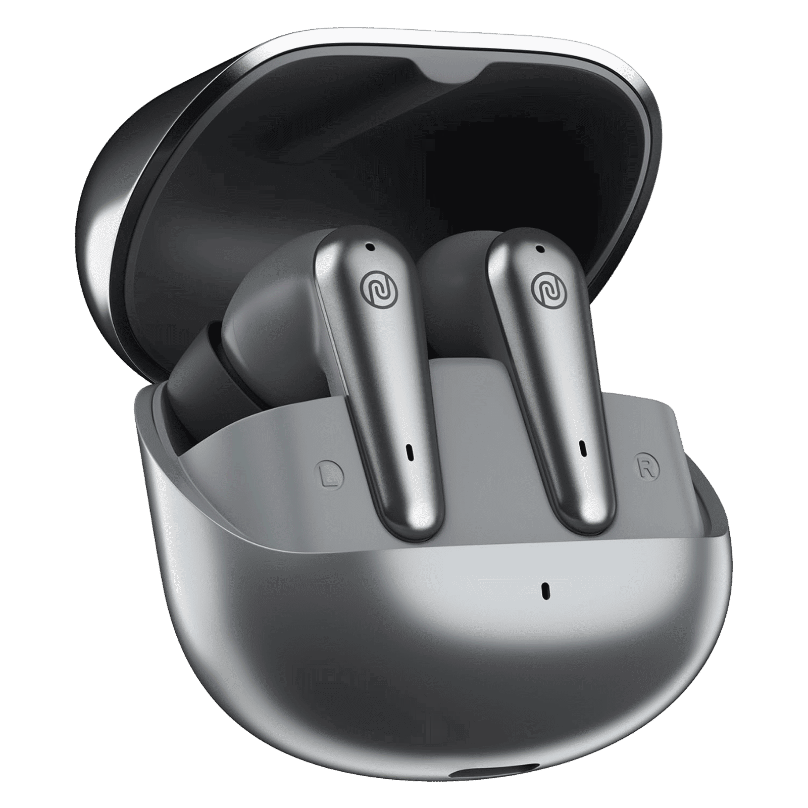 noise Buds X Prime TWS Earbuds with Environmental Noise Cancellation (IPX5 Water Resistant, Fast Charge, Silver Grey)_1