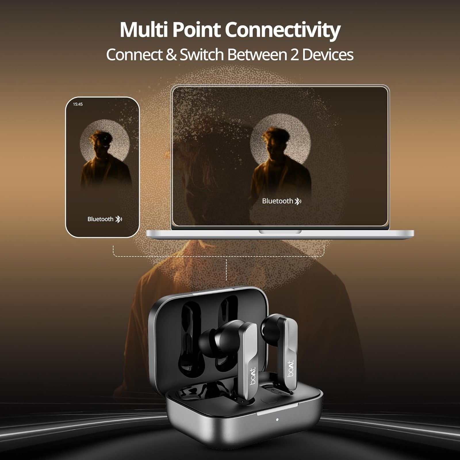 boAt Airdopes 800 TWS Earbuds with Environmental Noise Cancellation (IPX5 Water Resistant, ASAP Charge, Interstellar Black)_5