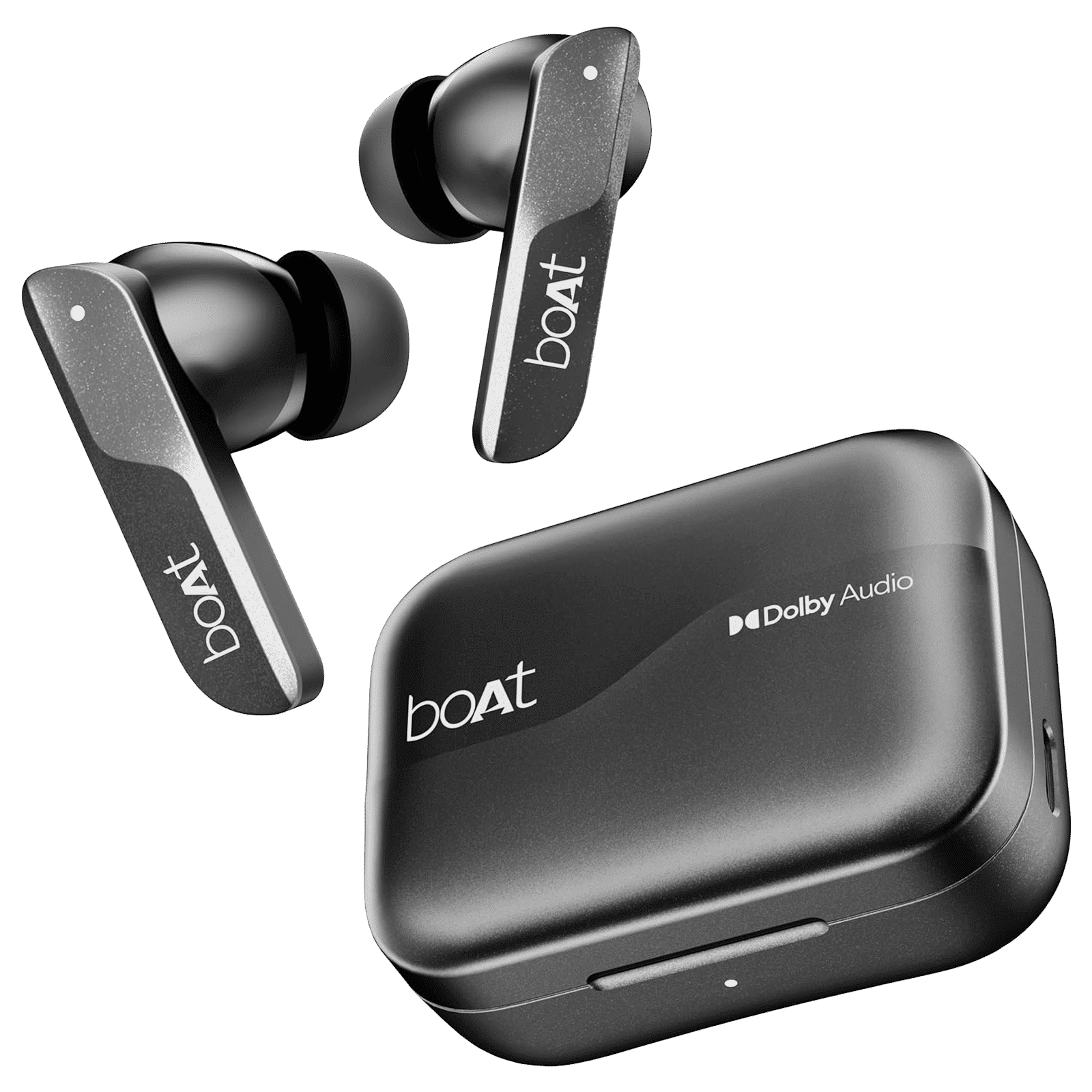 boAt Airdopes 800 TWS Earbuds with Environmental Noise Cancellation (IPX5 Water Resistant, ASAP Charge, Interstellar Black)_1