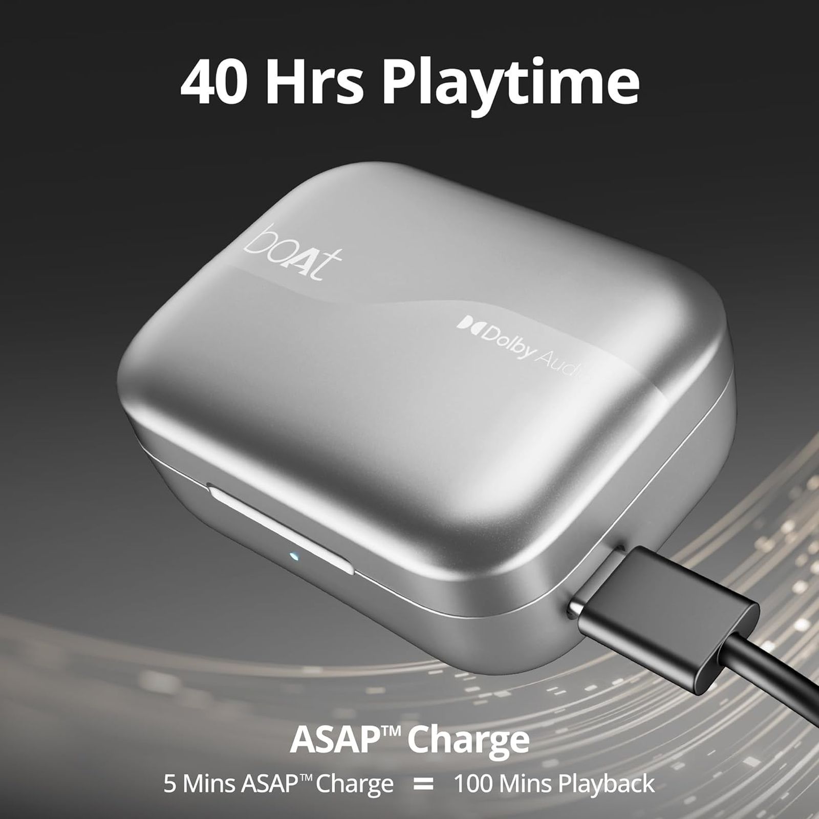 boAt Airdopes 800 TWS Earbuds with Environmental Noise Cancellation (IPX5 Water Resistant, ASAP Charge, Interstellar White) boAt Airdopes 800 TWS Earbuds with Environmental Noise Cancellation (IPX5 Water Resistant, ASAP Charge, Interstellar White)_7