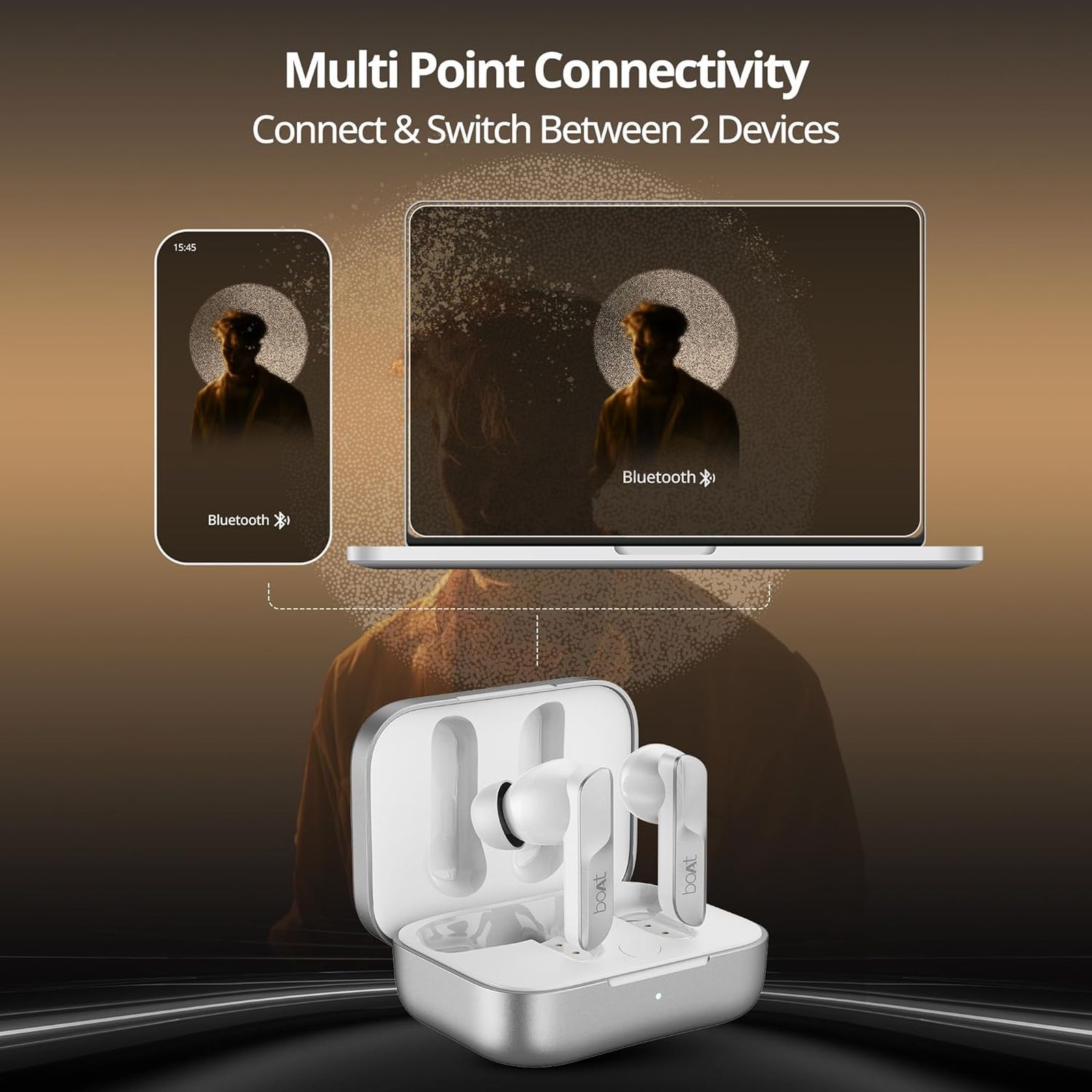 boAt Airdopes 800 TWS Earbuds with Environmental Noise Cancellation (IPX5 Water Resistant, ASAP Charge, Interstellar White) boAt Airdopes 800 TWS Earbuds with Environmental Noise Cancellation (IPX5 Water Resistant, ASAP Charge, Interstellar White)_3