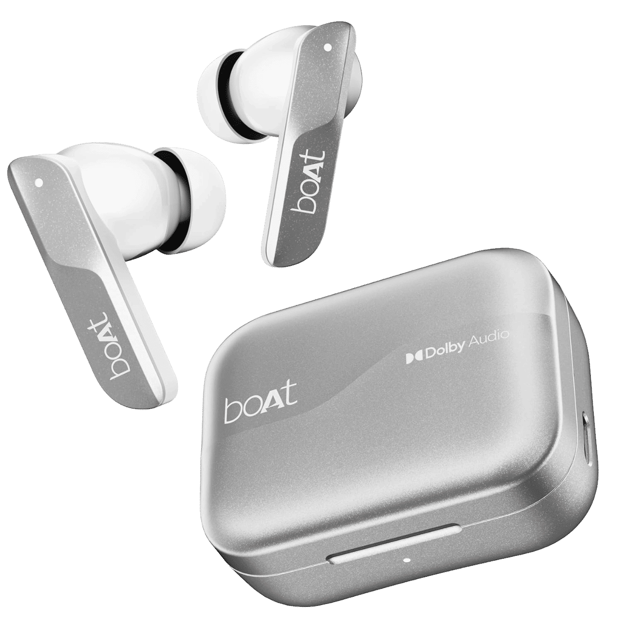 boAt Airdopes 800 TWS Earbuds with Environmental Noise Cancellation (IPX5 Water Resistant, ASAP Charge, Interstellar White) boAt Airdopes 800 TWS Earbuds with Environmental Noise Cancellation (IPX5 Water Resistant, ASAP Charge, Interstellar White)_1