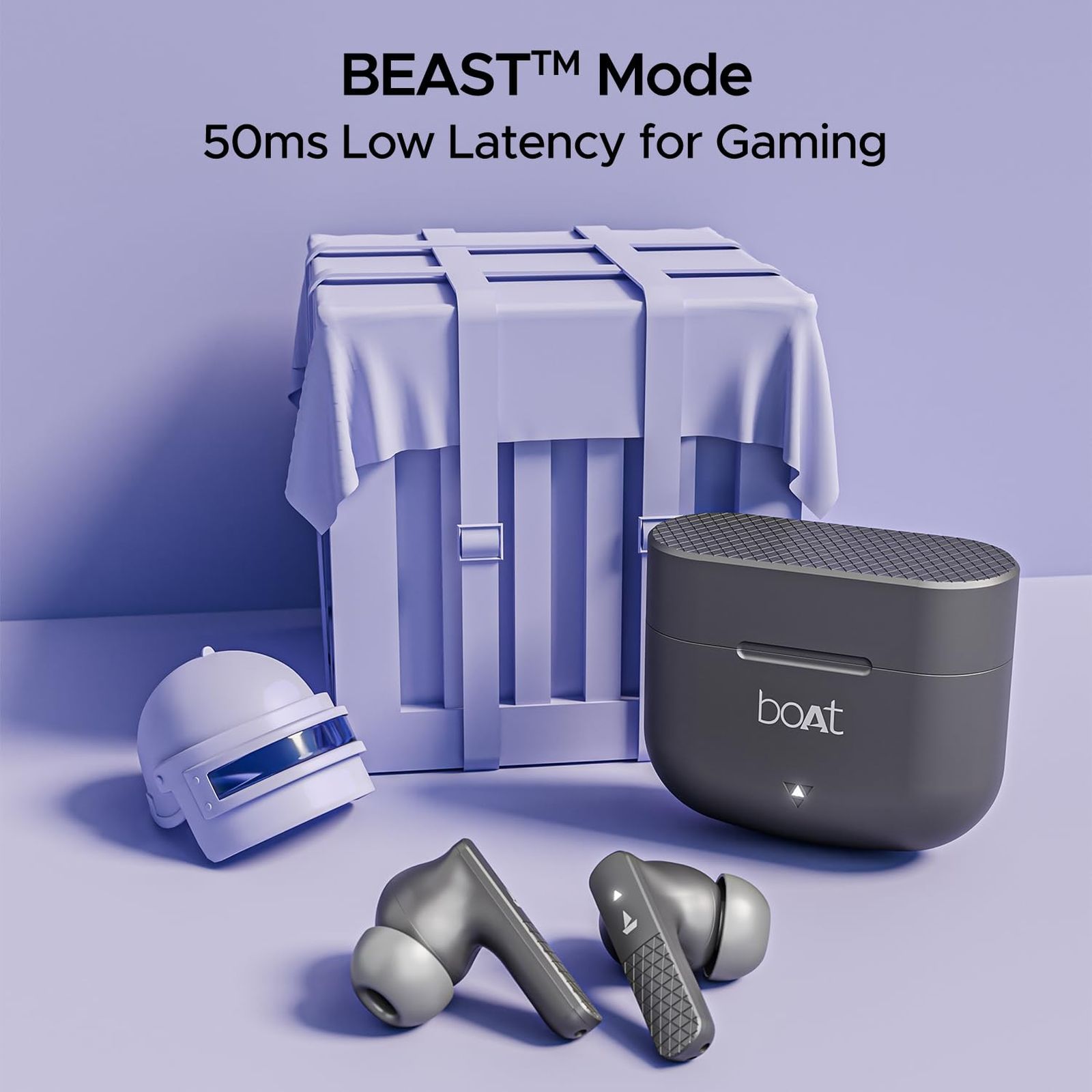 boAt Airdopes 91 TWS Earbuds with Environmental Noise Cancellation (IPX5 Water Resistant, ASAP Charge, Misty Grey)_6