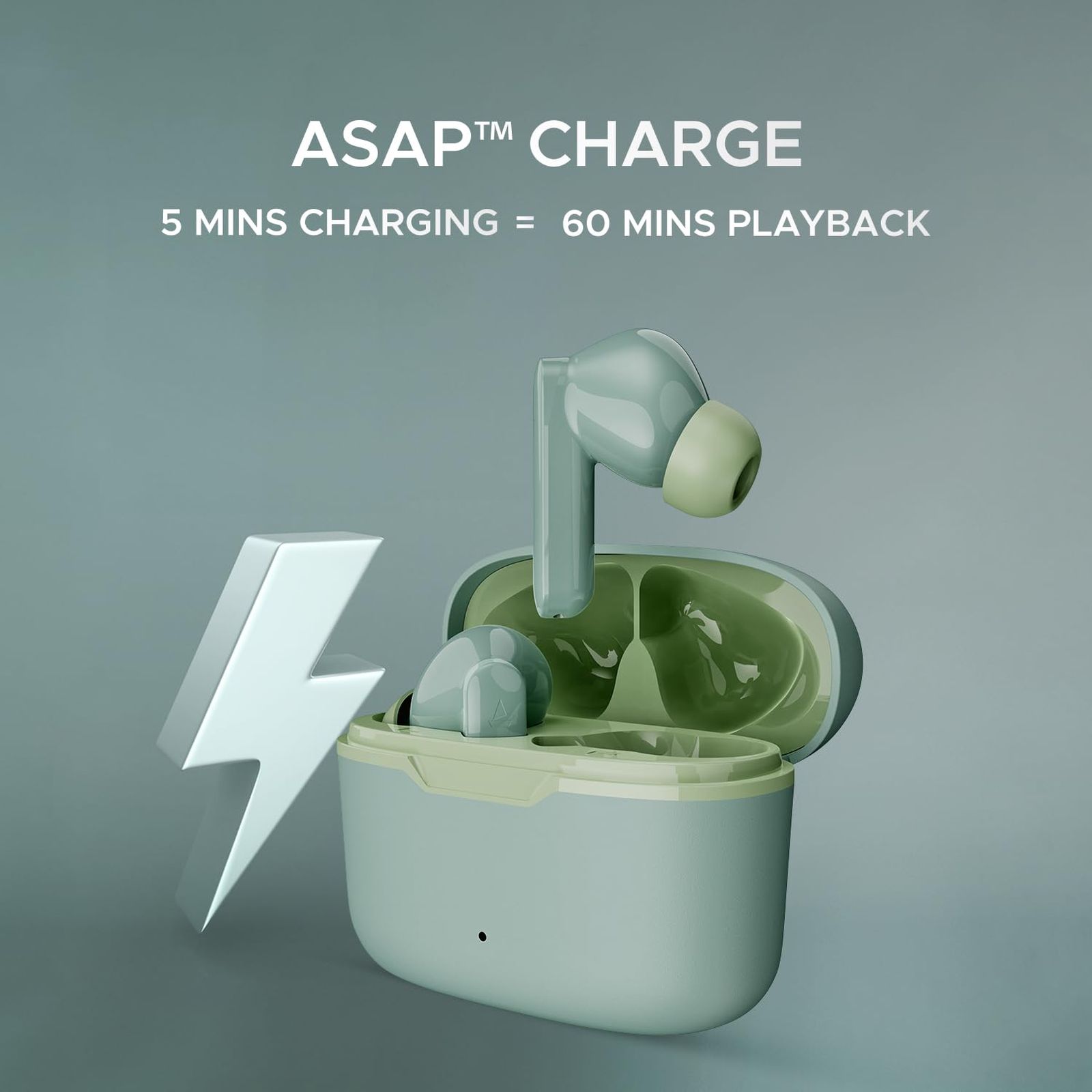 boAt Airdopes Ultra Plus TWS Earbuds with Passive Noise Cancellation (IPX5 Sweat Resistant, ASAP Charge, Olive Slate)_5