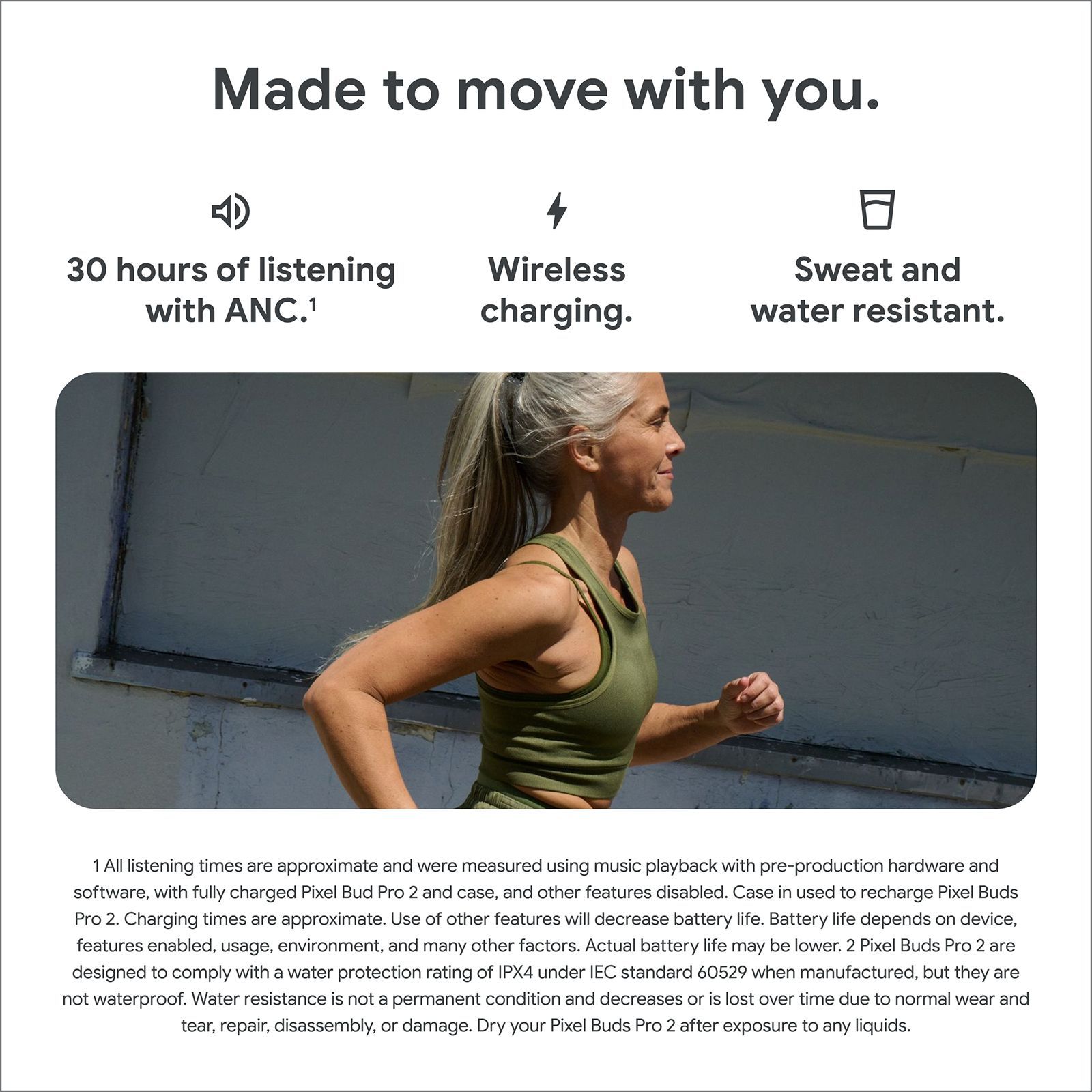 Google Pixel Buds Pro 2 TWS Earbuds with Active Noise Cancellation (IP54 Sweat & Water Resistant, AI-powered Clear Calling, Porcelain)_13