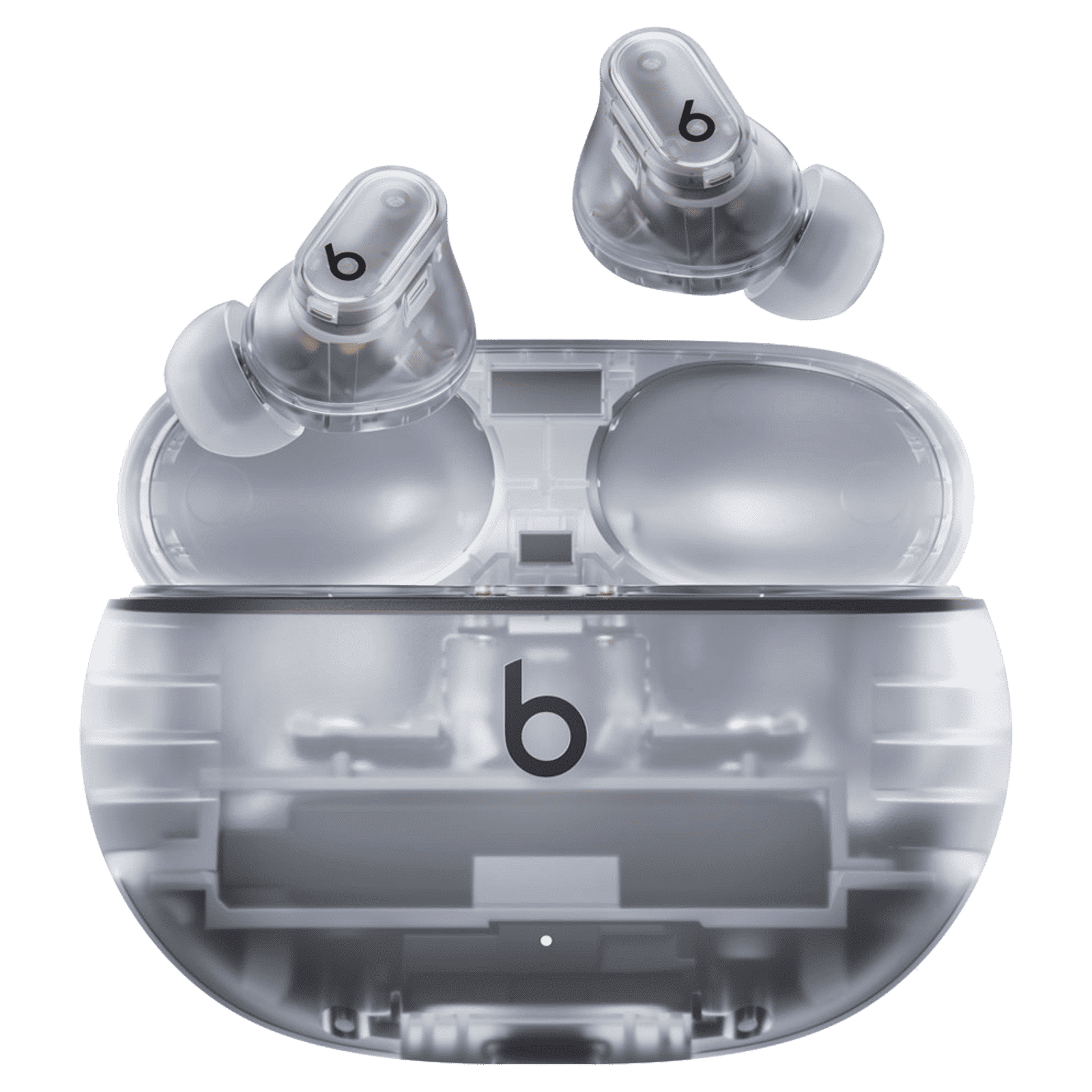 beats Studio Buds Plus TWS Earbuds with Active Noise Cancellation (IPX4 Water & Sweat Resistant, Siri Voice Assistant, Transparent)_1