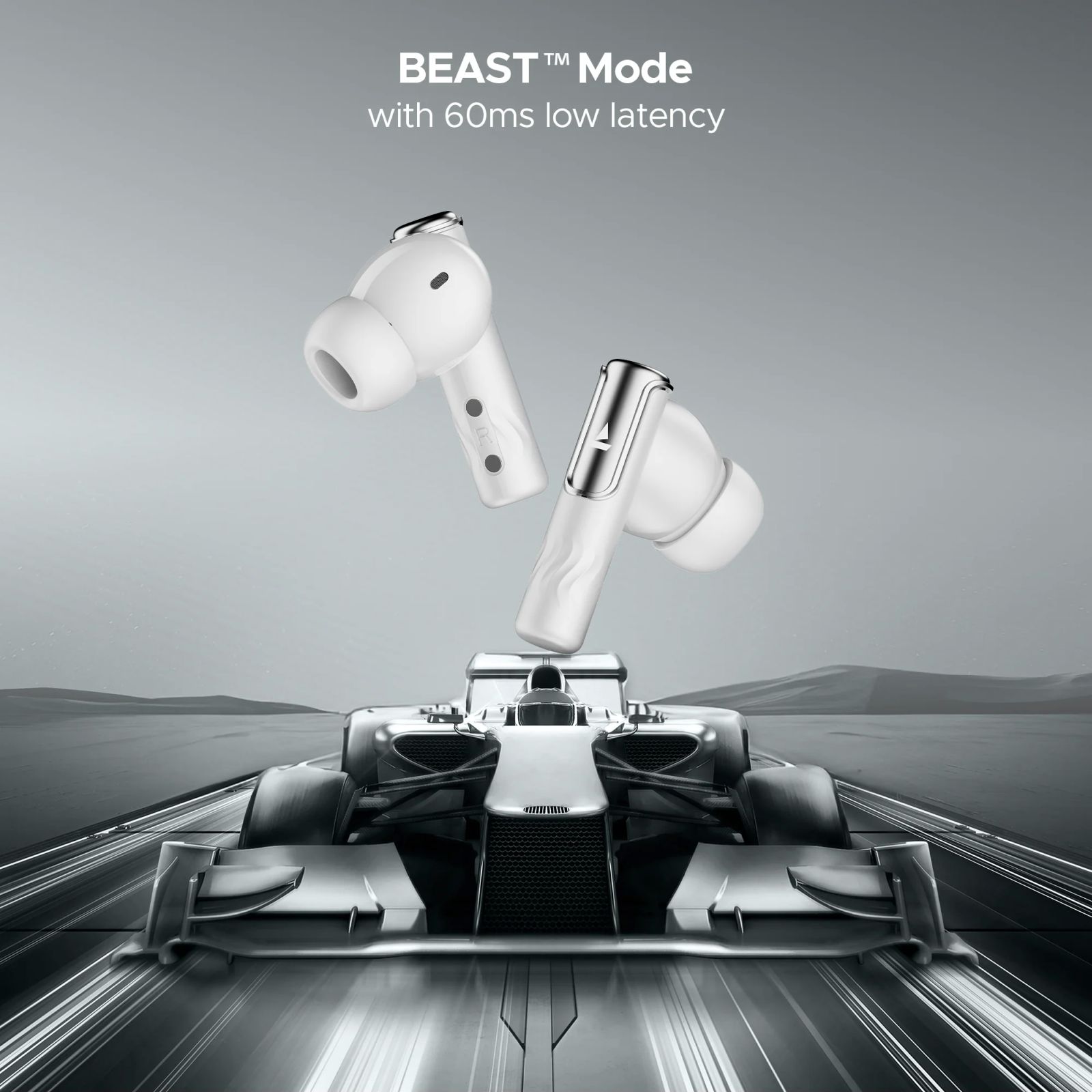 boAt Nirvana Ivy TWS Earbuds with Active Noise Cancellation (IPX5 Sweat Resistant, 360 Degree Spatial Audio, Gunmetal White) _5