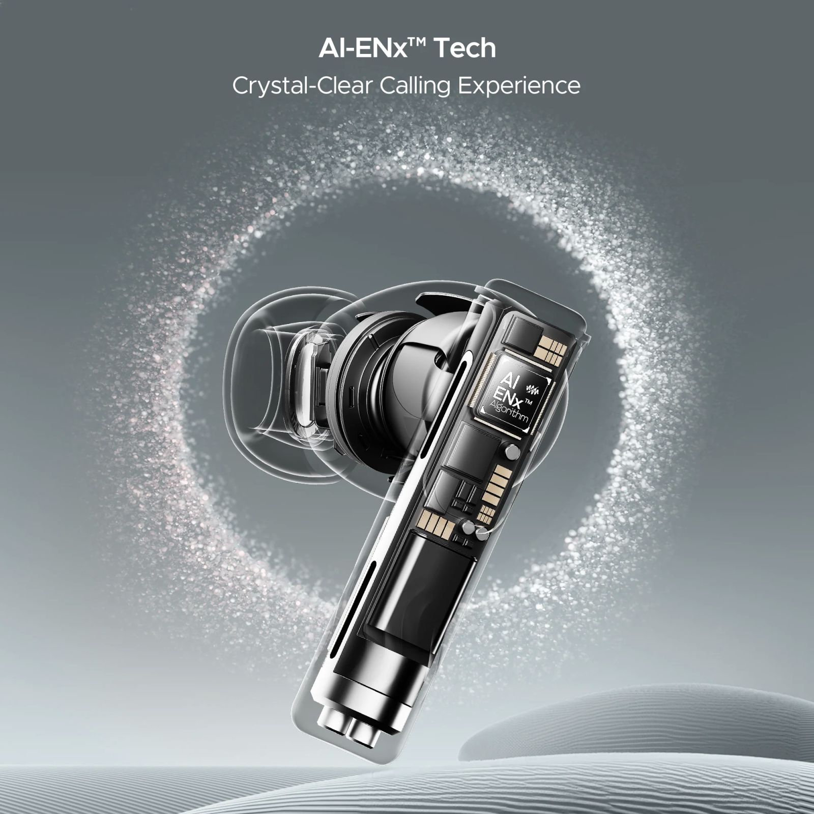 boAt Nirvana Ivy TWS Earbuds with Active Noise Cancellation (IPX5 Sweat Resistant, 360 Degree Spatial Audio, Gunmetal White) _6