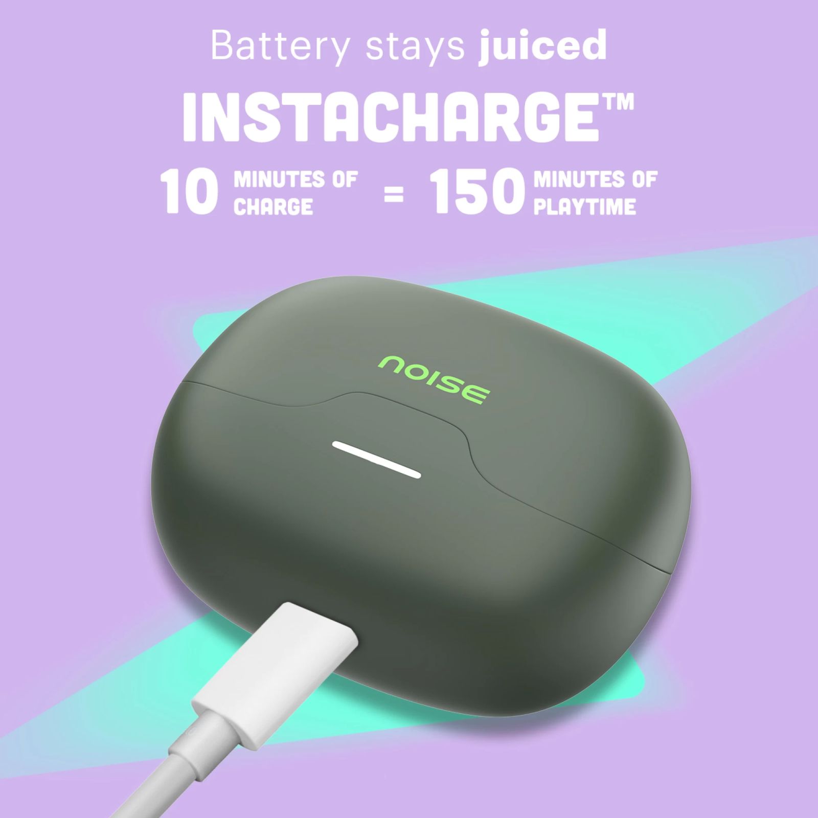 noise Pop Buds TWS Earbuds with Environmental Noise Cancellation (IPX5 Water Resistant, Hyper Sync, Moon Pop)_4