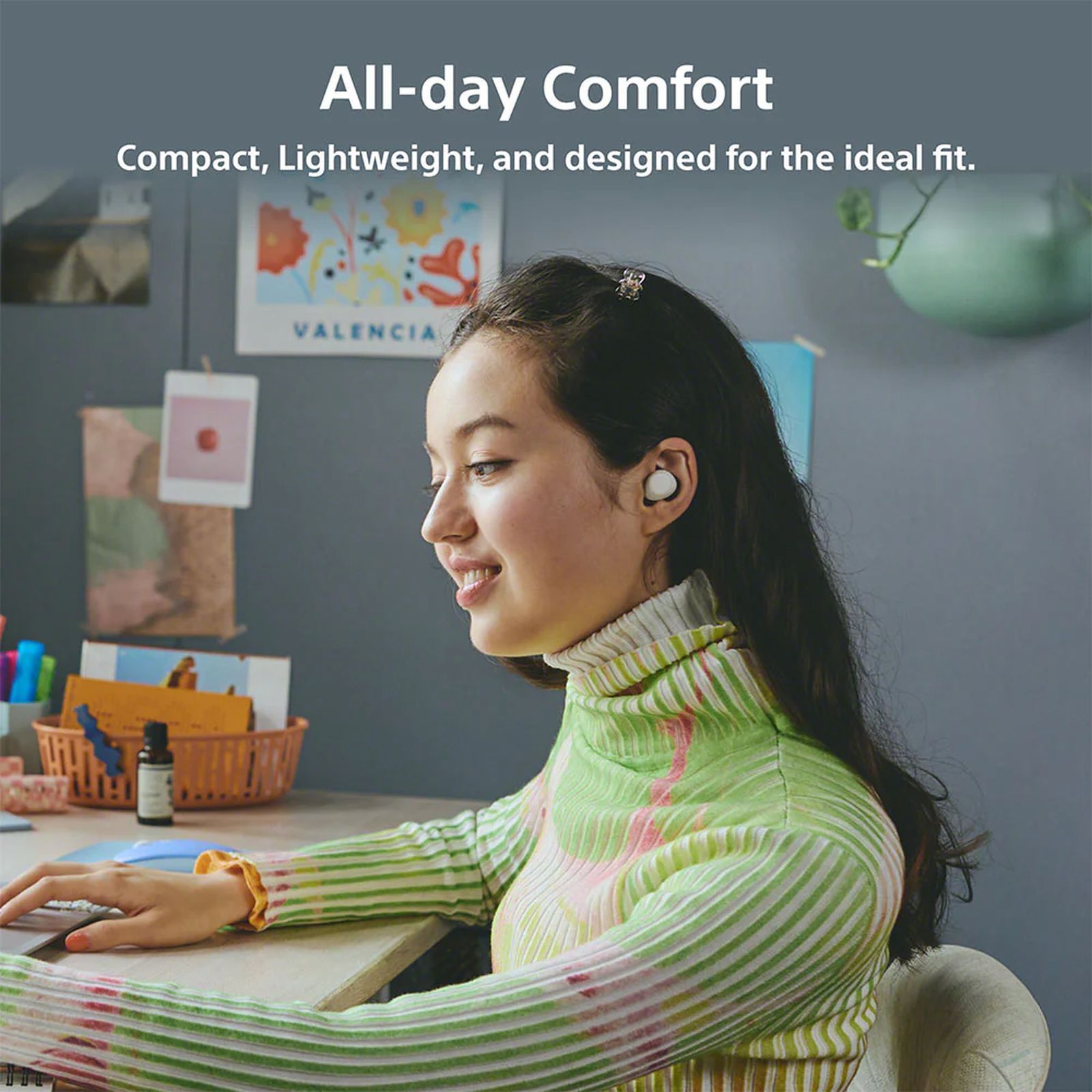 SONY WF-C510 TWS Earbuds (IPX4 Waterproof, Siri & Google Voice Assistant, White)_6