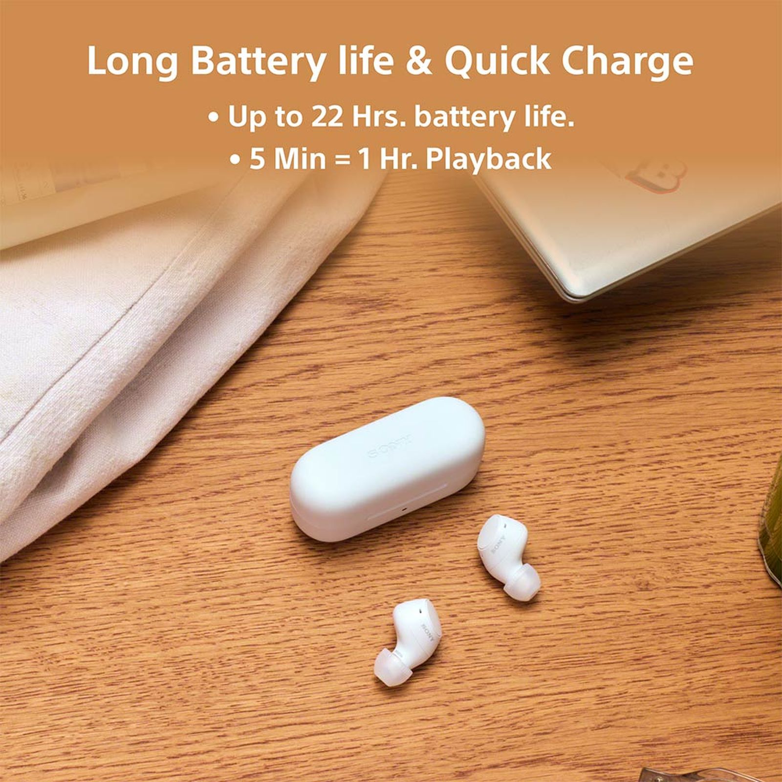 SONY WF-C510 TWS Earbuds (IPX4 Waterproof, Siri & Google Voice Assistant, White)_7