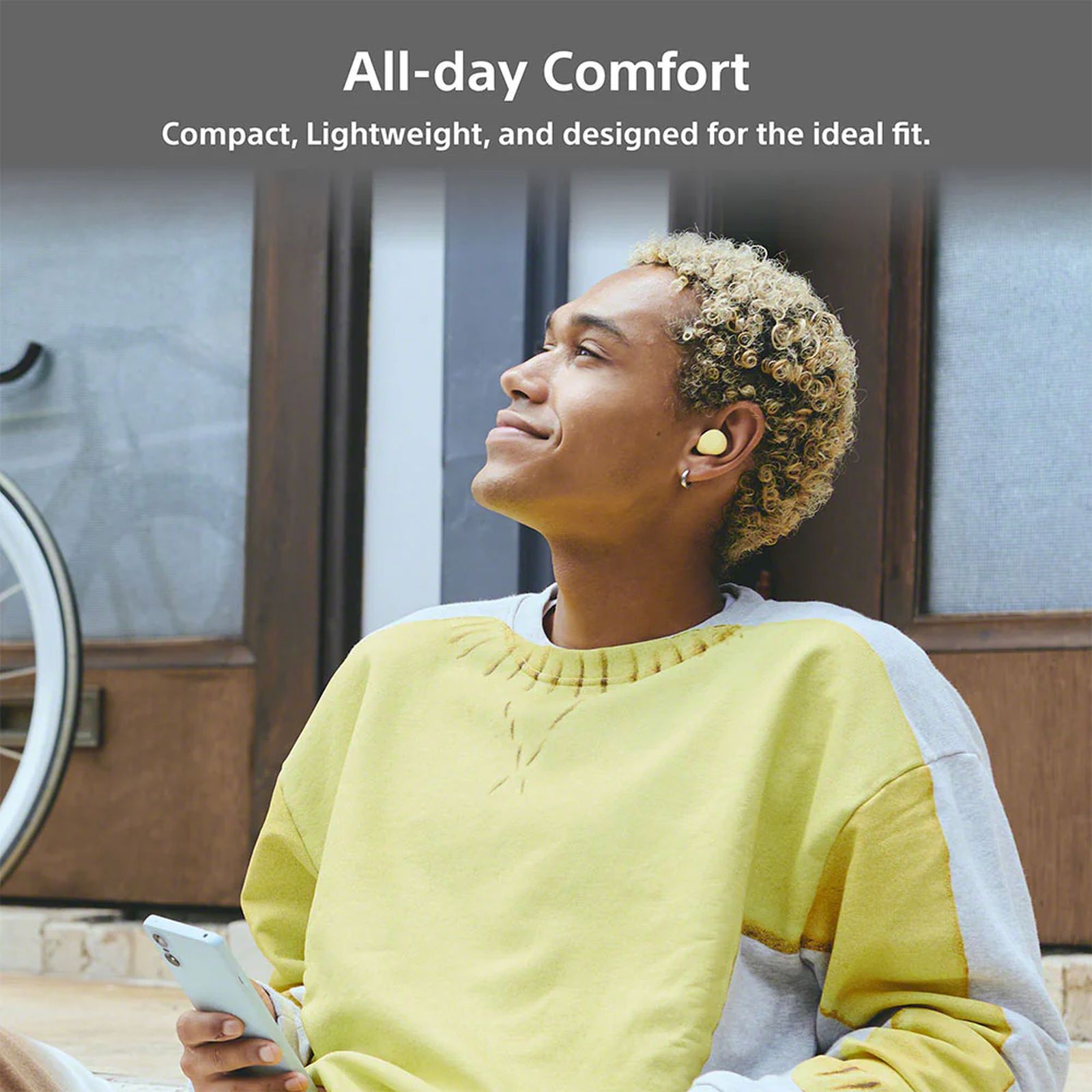 SONY WF-C510 TWS Earbuds (IPX4 Waterproof, Siri Voice Assistant, Yellow)_6