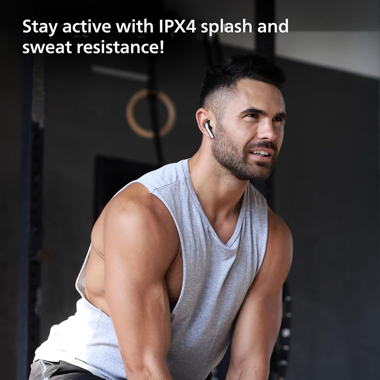 PHILIPS TAT1179BK/94 TWS Earbuds with Environmental Noise Cancellation (IPX4 Splash and Sweat Resistant, Dynamic Drivers, Black)_8