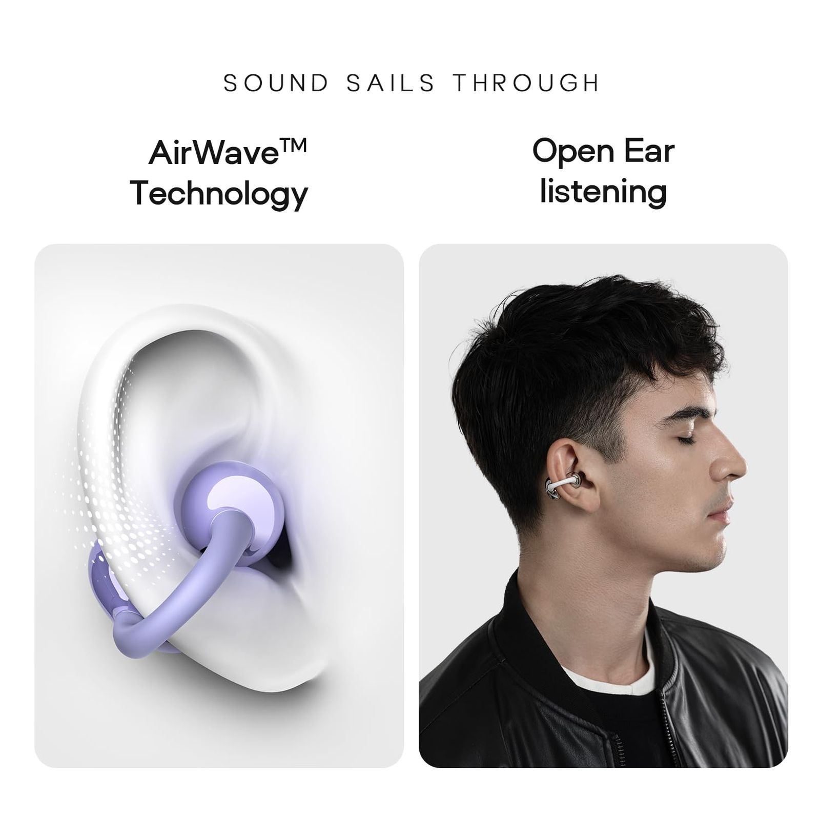 noise Air Clips TWS Earbuds with Environmental Noise Cancellation (IPX5 Water Resistant, AirWave Technology, Pearl White)_3