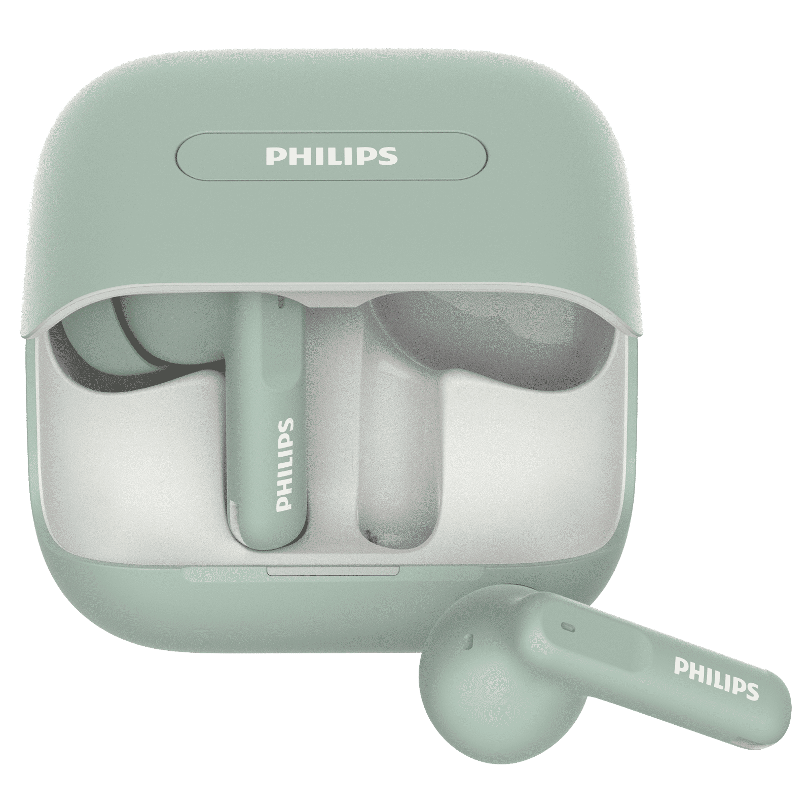 PHILIPS 1000 Series TWS Earbuds with Active Noise Cancellation (50 Hours Playtime, Frosty Green)_1