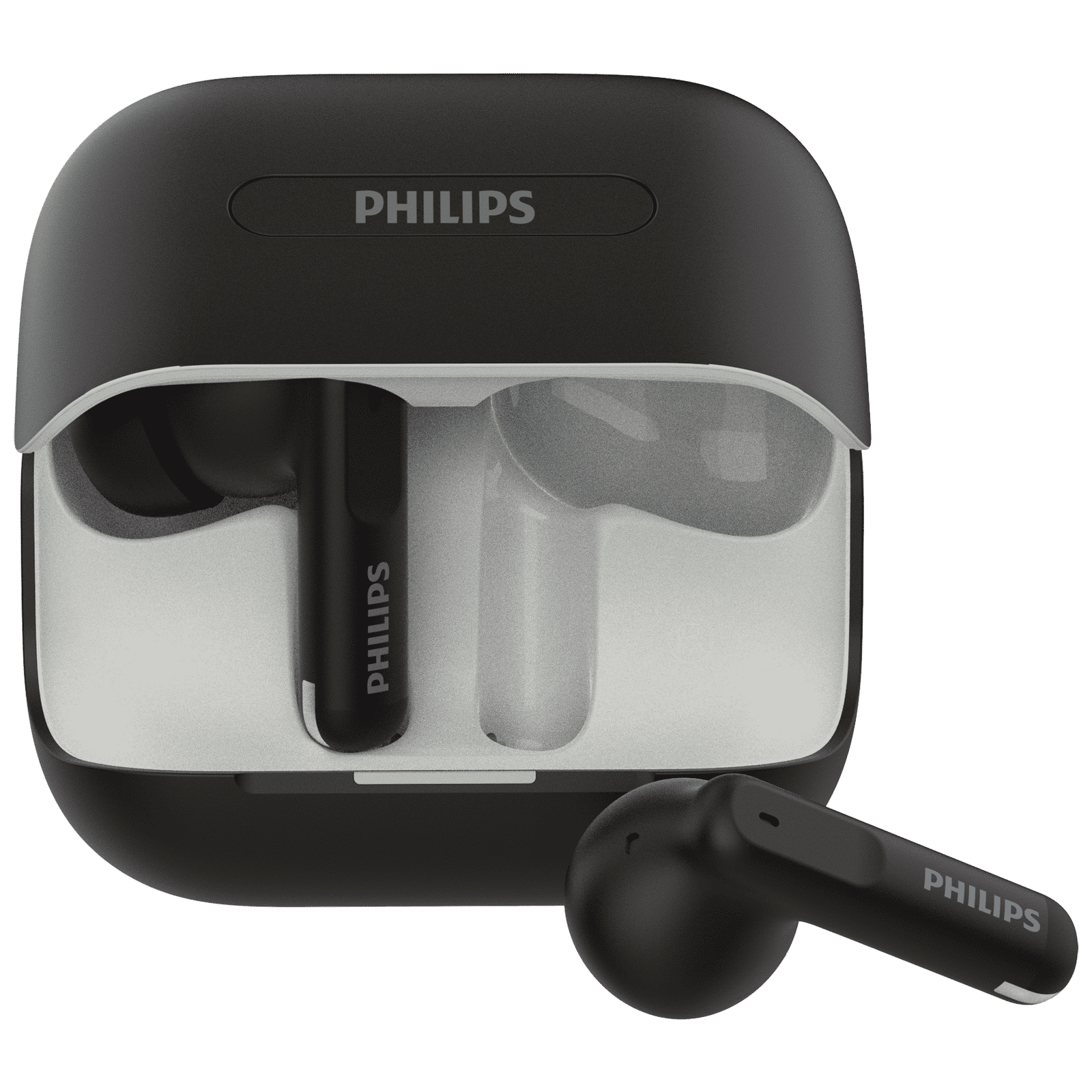 PHILIPS 1000 Series TWS Earbuds with Active Noise Cancellation (50 Hours Playtime, Deep Black)_1