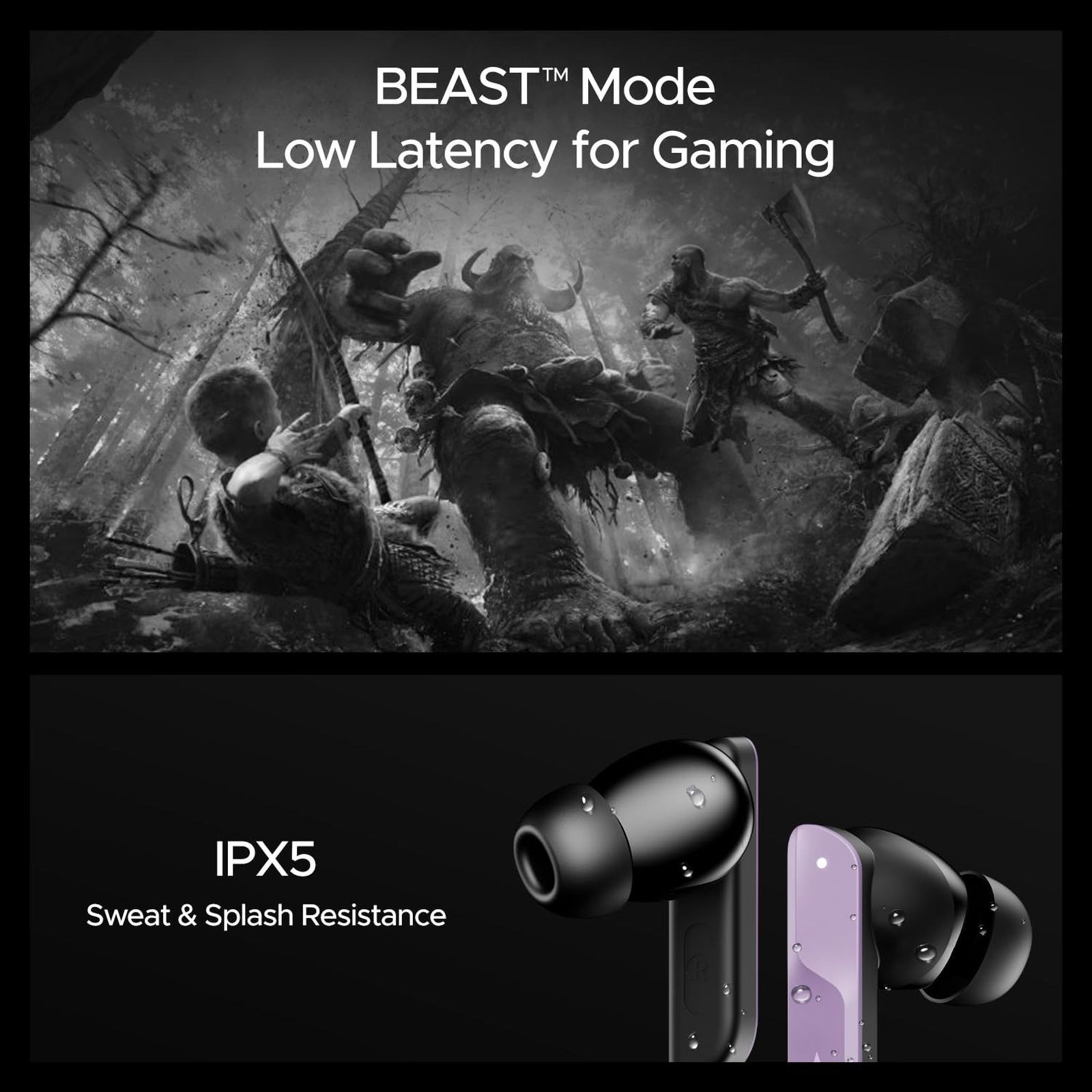 boAt Nirvana X TWS Earbuds with AI Noise Cancellation (IPX5 Water Resistant, Fast Charge, Smoky Amethyst)_8