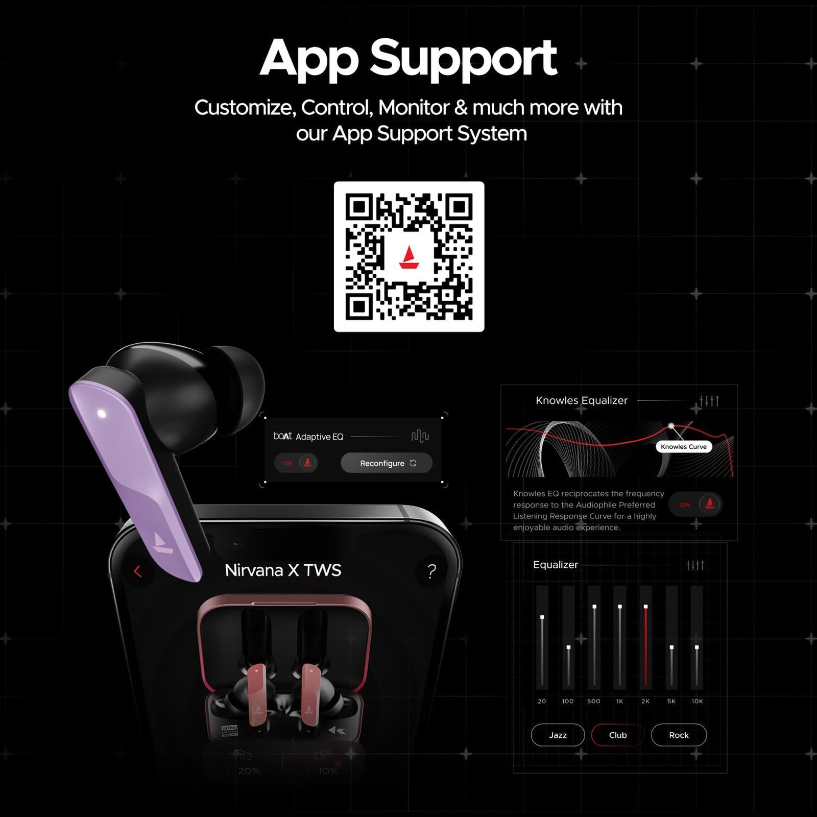 boAt Nirvana X TWS Earbuds with AI Noise Cancellation (IPX5 Water Resistant, Fast Charge, Smoky Amethyst)_9