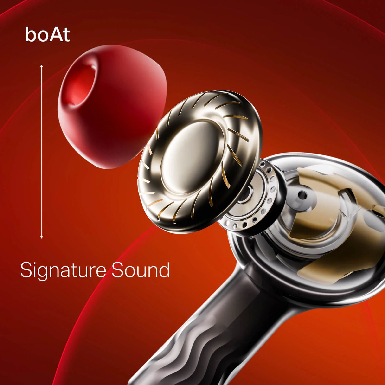 boAt Nirvana Crystl TWS Earbuds with Active Noise Cancellation (IPX4 Water Resistant, 60ms Low Latency, Blazing Red)_4