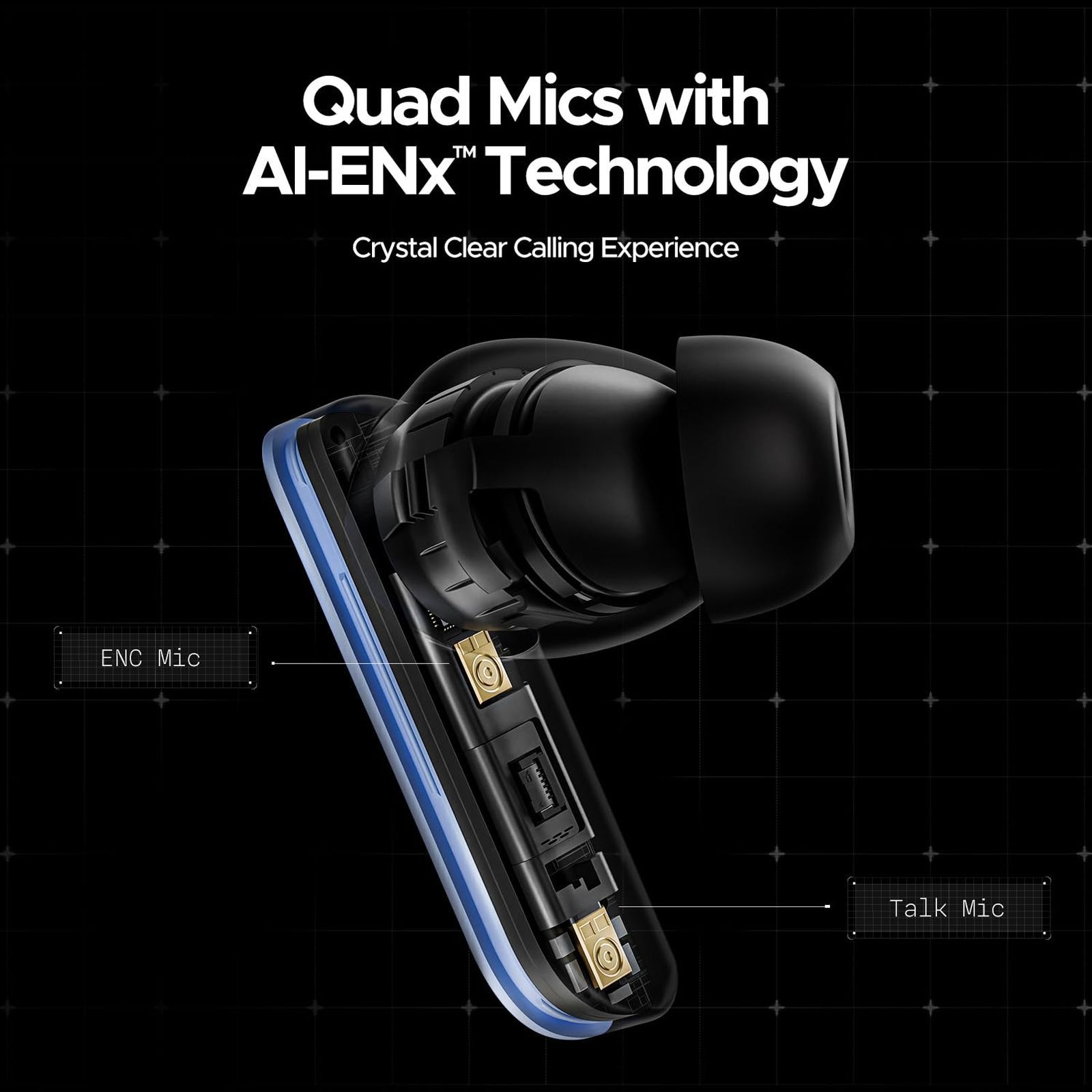 boAt Nirvana X TWS Earbuds with AI Noise Cancellation (IPX5 Water Resistant, Fast Charge, Mist Blue)_6