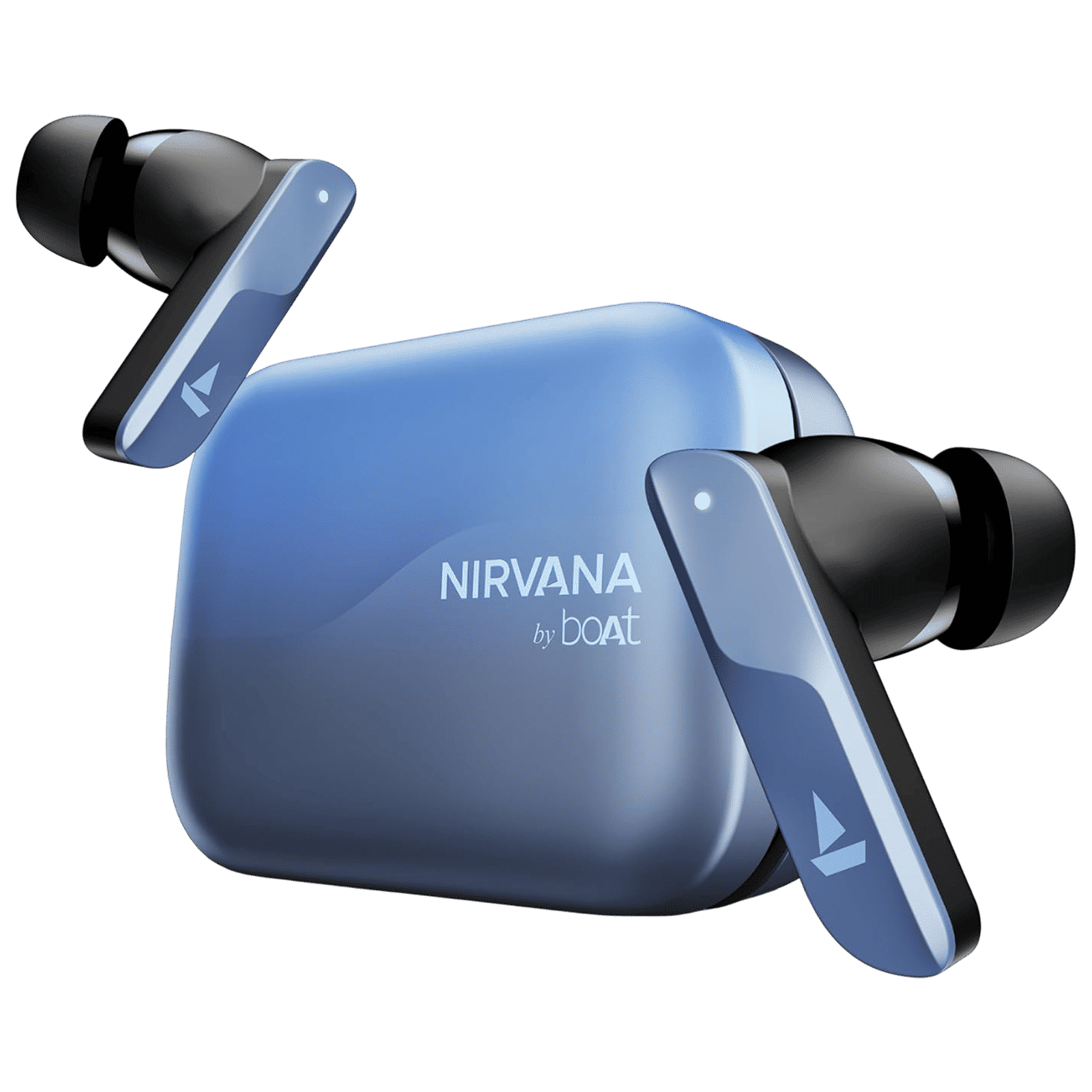 boAt Nirvana X TWS Earbuds with AI Noise Cancellation (IPX5 Water Resistant, Fast Charge, Mist Blue)_1
