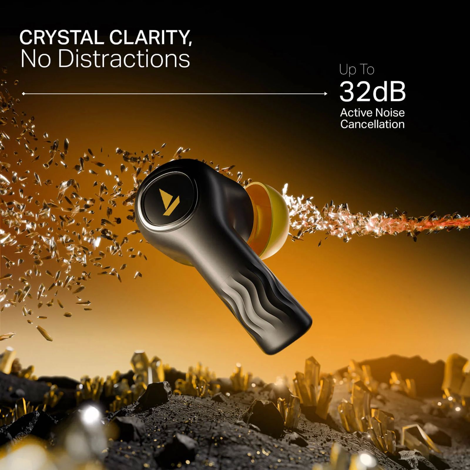 boAt Nirvana Crystl TWS Earbuds with Active Noise Cancellation (IPX4 Water Resistant, 60ms Low Latency, Yellow Pop)_3