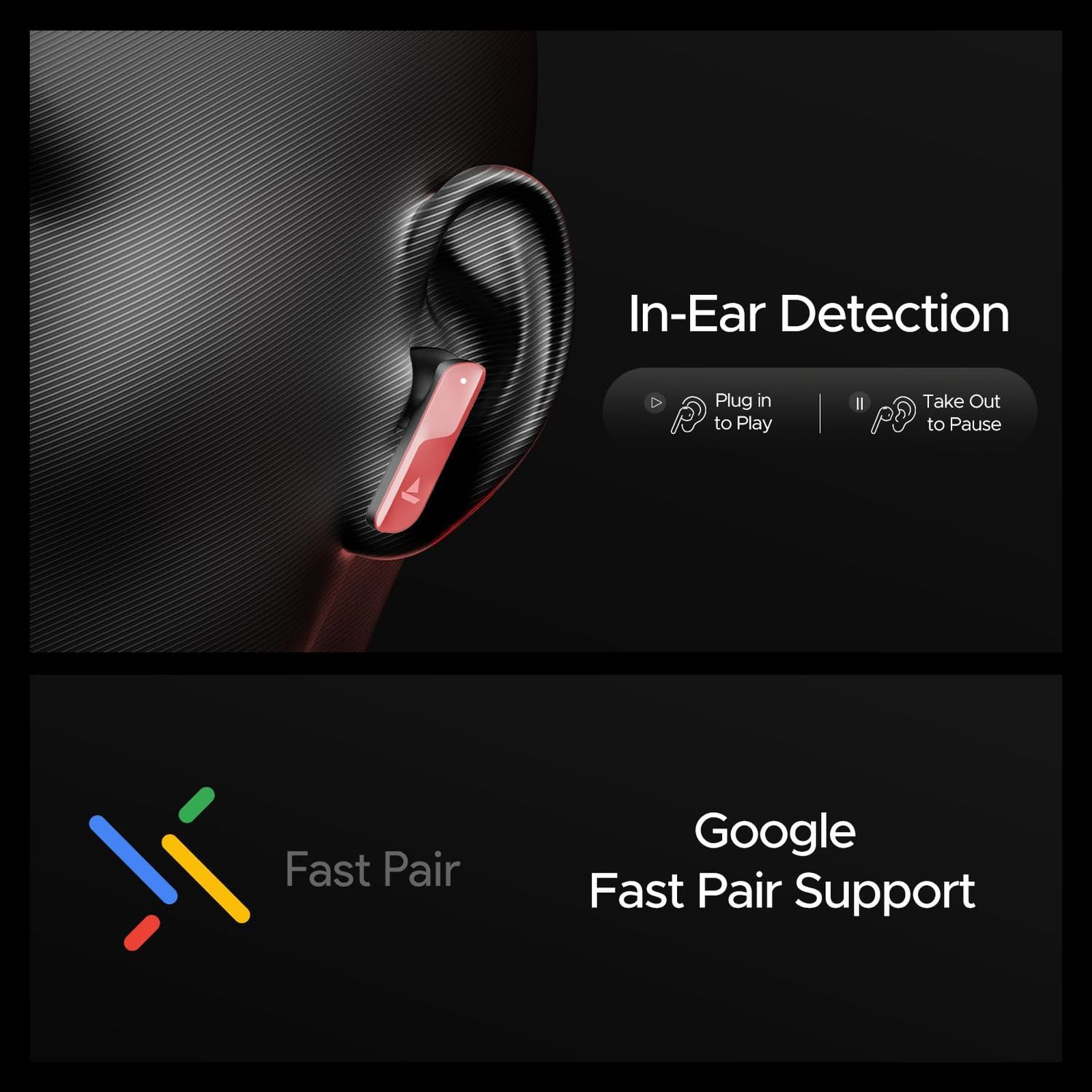 boAt Nirvana X TWS Earbuds with AI Noise Cancellation (IPX5 Water Resistant, Fast Charge, Galactic Red) boAt Nirvana X TWS Earbuds with AI Noise Cancellation (IPX5 Water Resistant, Fast Charge, Galactic Red)_11