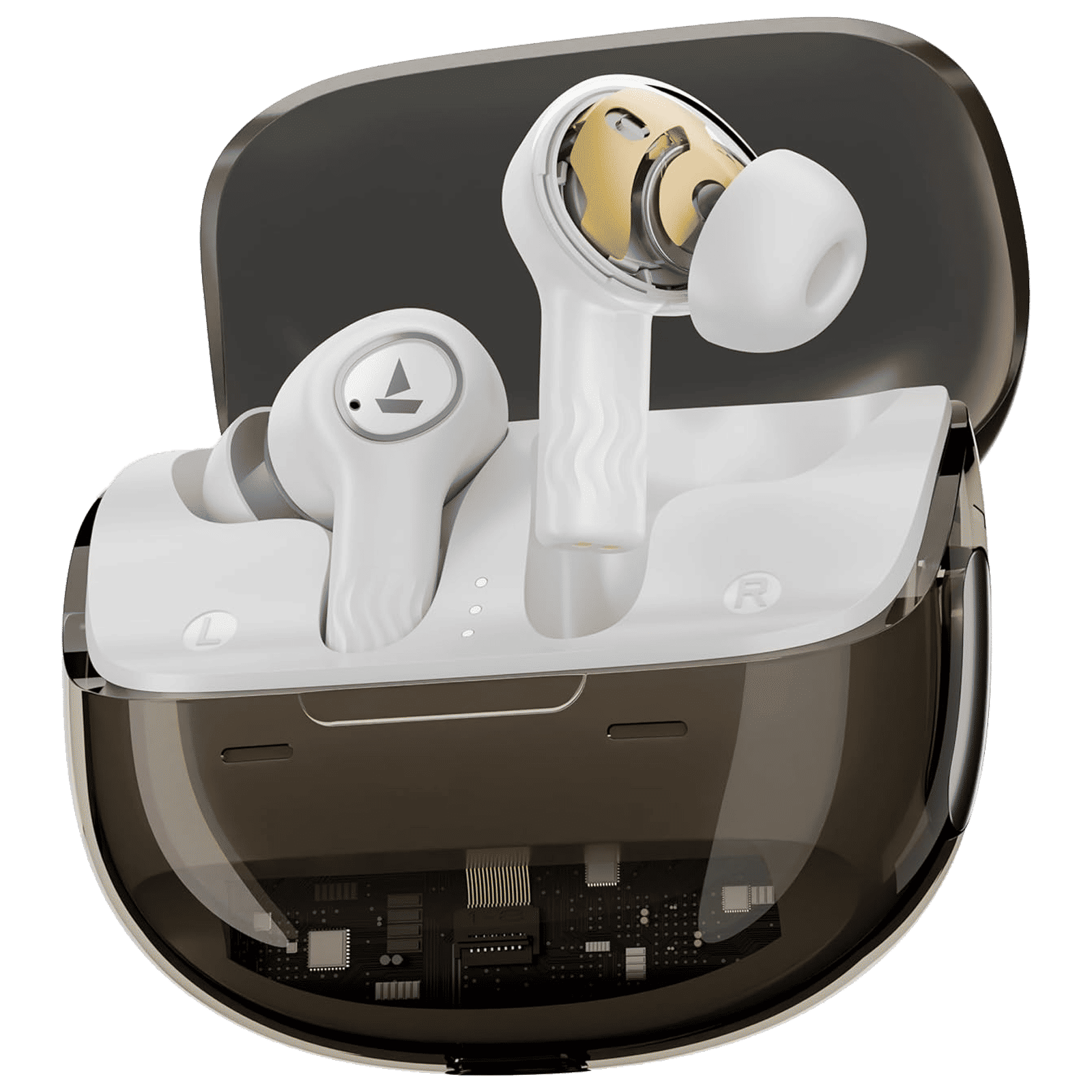 boAt Nirvana Crystl TWS Earbuds with Active Noise Cancellation (IPX4 Water Resistant, 60ms Low Latency, White Lustre)_1