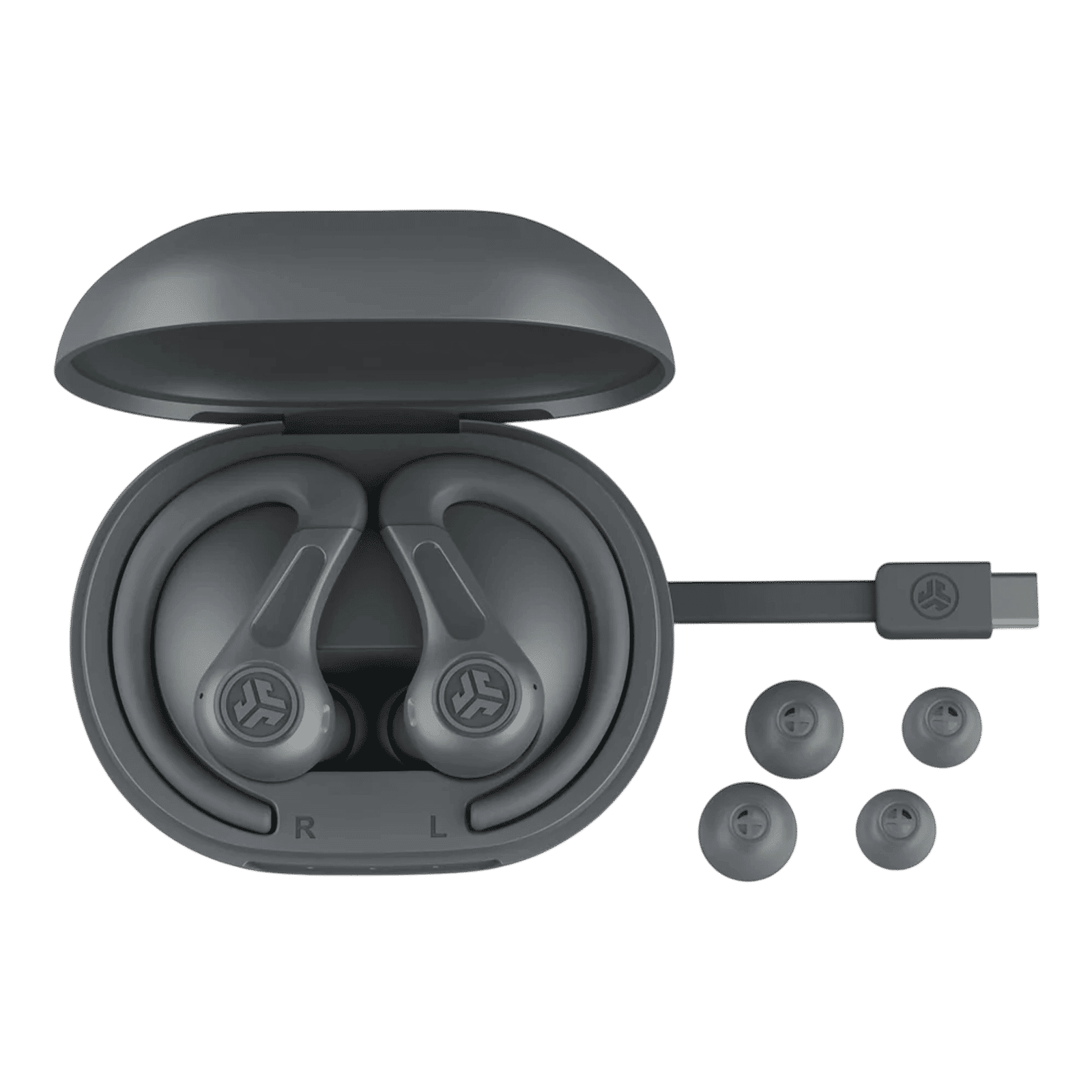 JLAB JBuds Sport ANC 4 TWS Earbuds with Hybrid Active Noise Cancellation (IP66 Sweatproof, Google Fast Pair, Black)_7